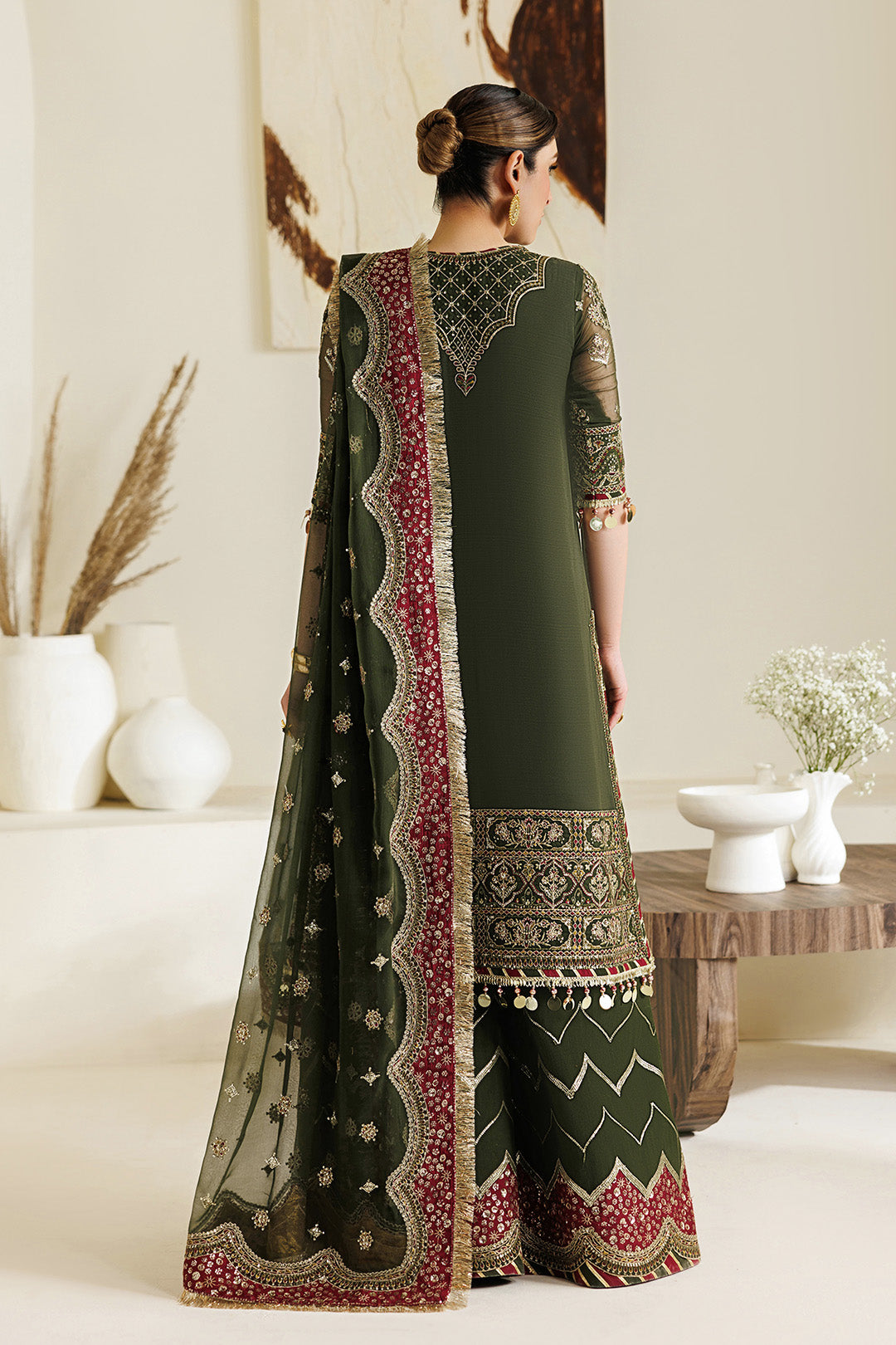 Alizeh | AYMAL V4 - LUXURY BAMBER CHIFFON '26 | AF-BHM-4075-Hyan - House Of Hania