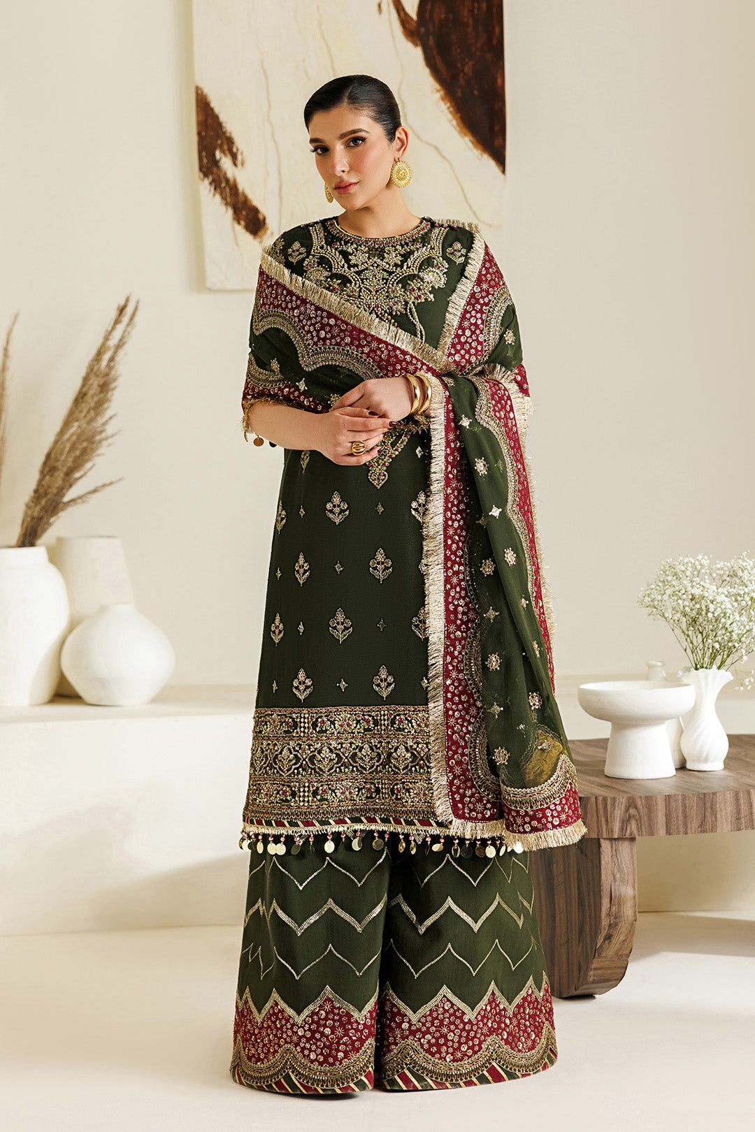 Alizeh | AYMAL V4 - LUXURY BAMBER CHIFFON '26 | AF-BHM-4075-Hyan - House Of Hania