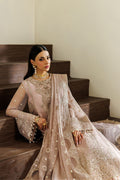 Alizeh | AYMAL V4 - LUXURY BAMBER CHIFFON '26 | AF-BHM-4076-Reef - House Of Hania