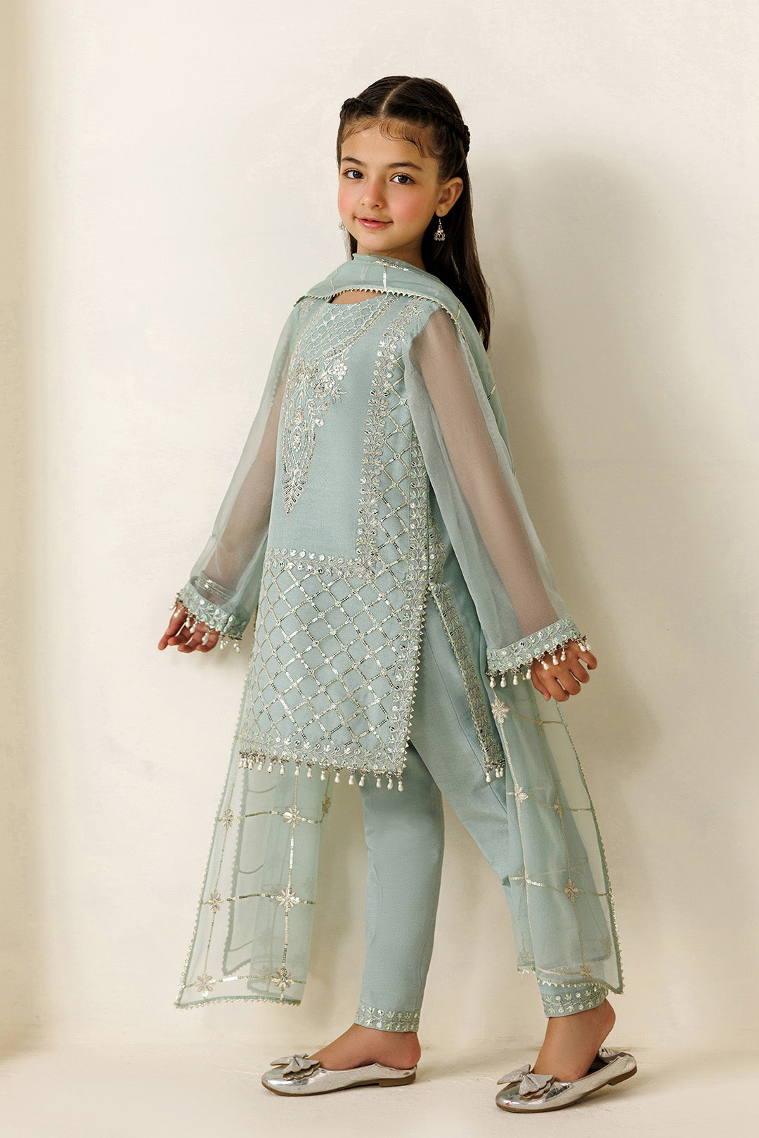 Alizeh | AYMAL V4 - LUXURY BAMBER CHIFFON '26 | AFK-BCH-1008-Sinoor - House Of Hania