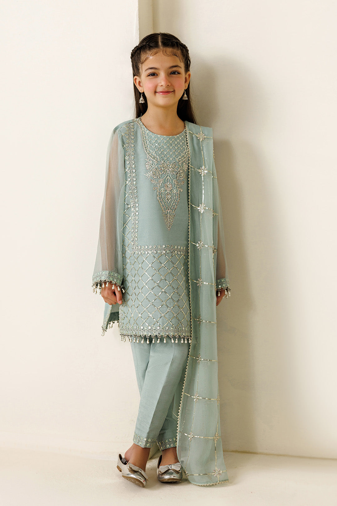 Alizeh | AYMAL V4 - LUXURY BAMBER CHIFFON '26 | AFK-BCH-1008-Sinoor - House Of Hania