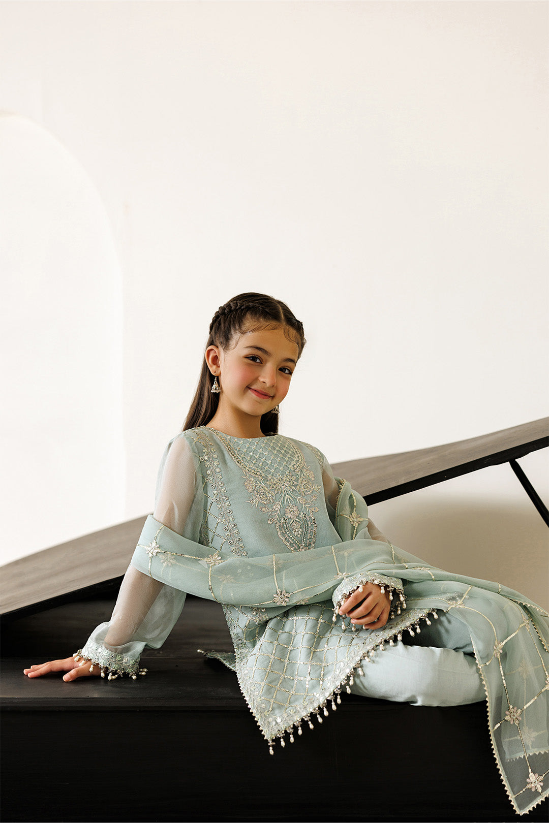 Alizeh | AYMAL V4 - LUXURY BAMBER CHIFFON '26 | AFK-BCH-1008-Sinoor - House Of Hania