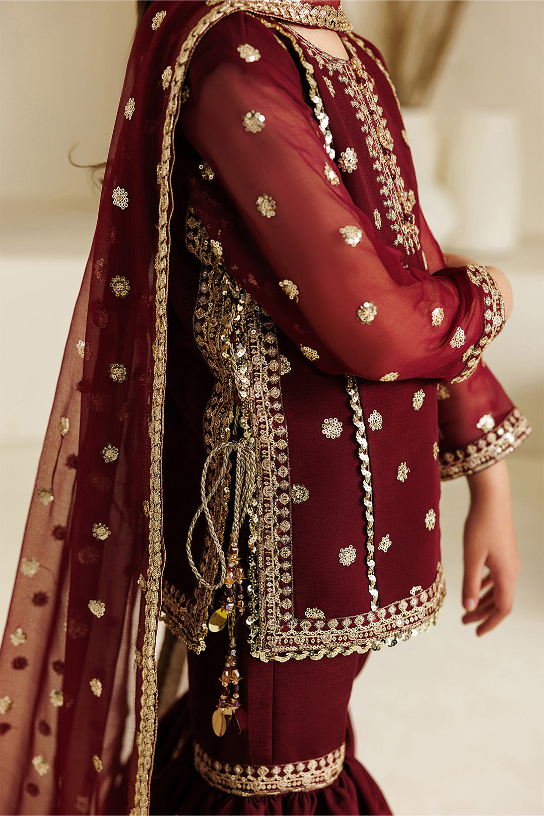 Alizeh | AYMAL V4 - LUXURY BAMBER CHIFFON '26 | AFK-BCH-1009-Lira - House Of Hania