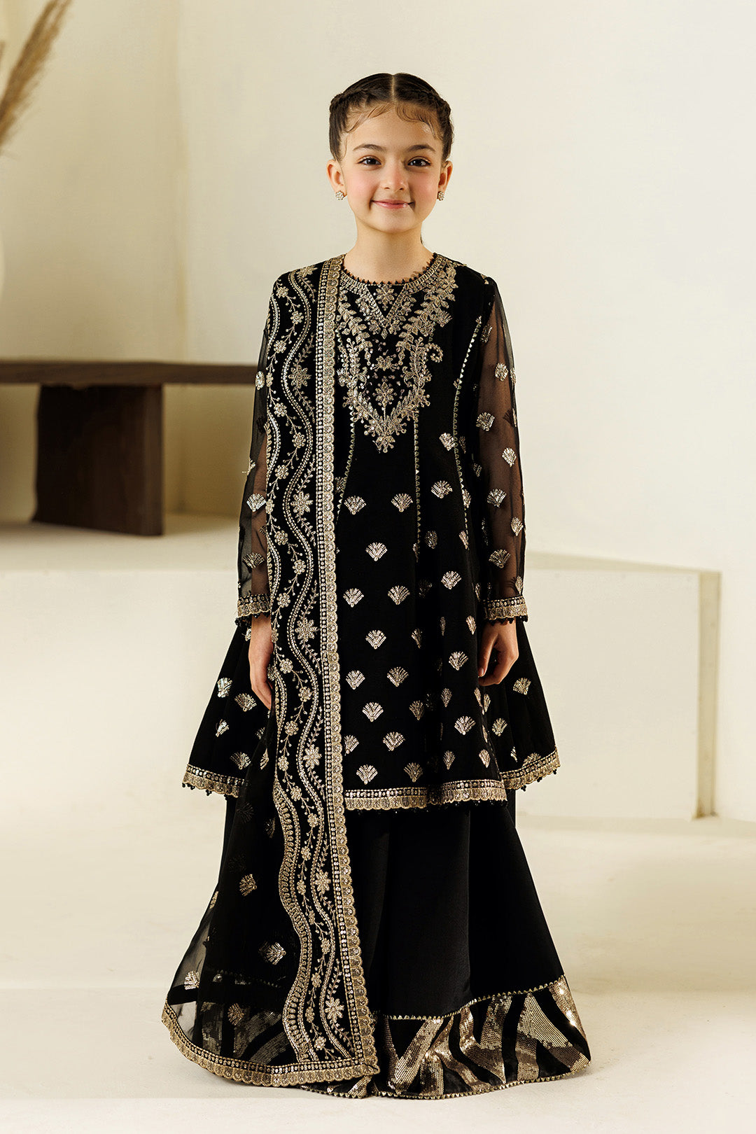 Alizeh | AYMAL V4 - LUXURY BAMBER CHIFFON '26 | AFK-BCH-1011-Blanc - House Of Hania
