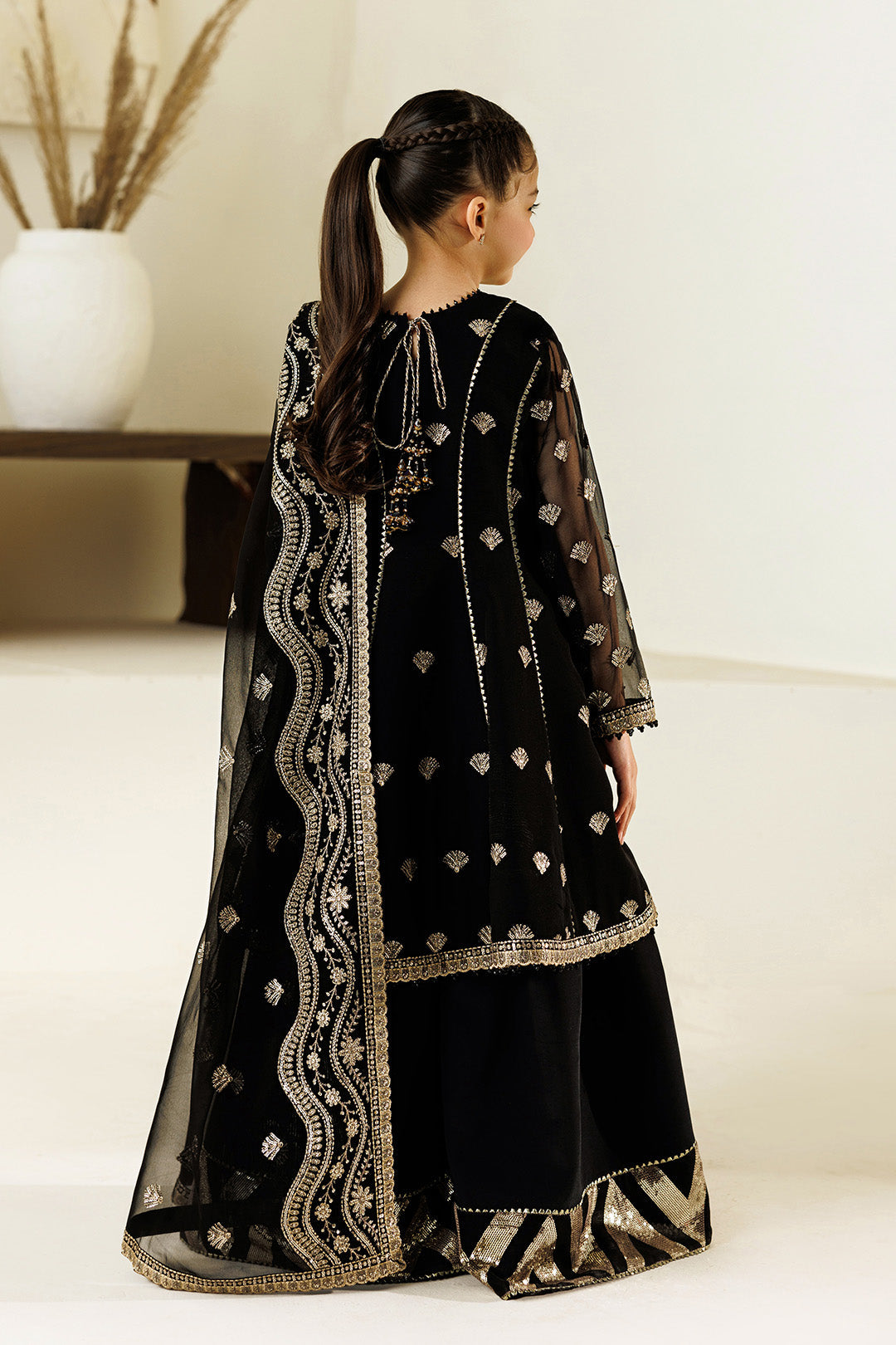 Alizeh | AYMAL V4 - LUXURY BAMBER CHIFFON '26 | AFK-BCH-1011-Blanc - House Of Hania