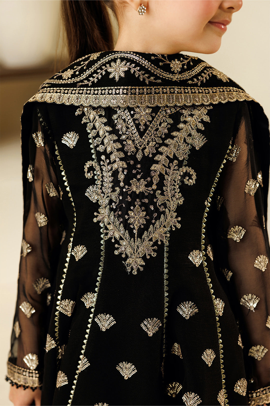 Alizeh | AYMAL V4 - LUXURY BAMBER CHIFFON '26 | AFK-BCH-1011-Blanc - House Of Hania