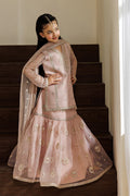 Alizeh | AYMAL V4 - LUXURY BAMBER CHIFFON '26 | AFK-BCH-1014-Reef - House Of Hania