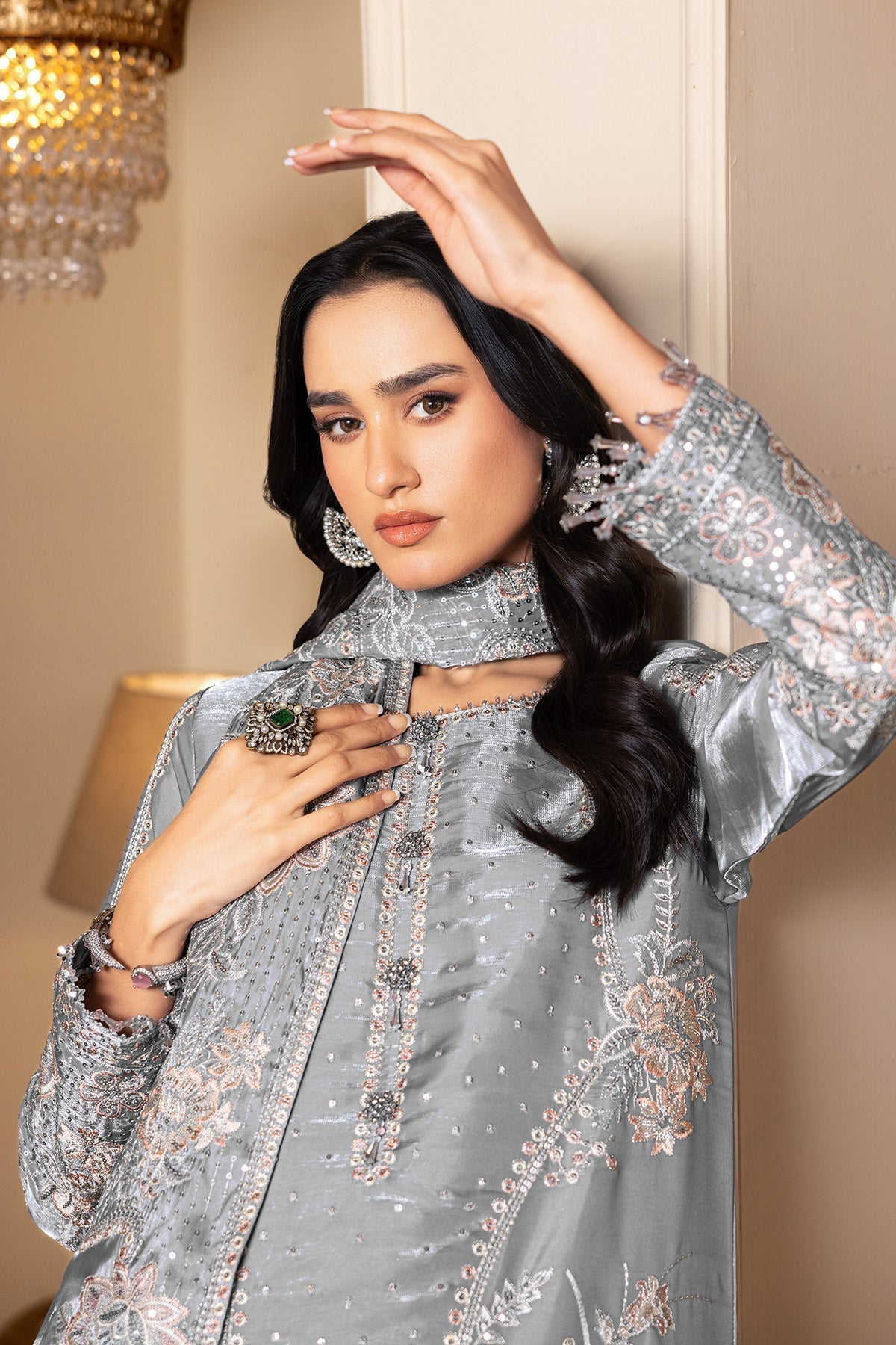 Alizeh | Aaina A Reflection of Elegance | AF-SS-2239-Kundan - House Of Hania