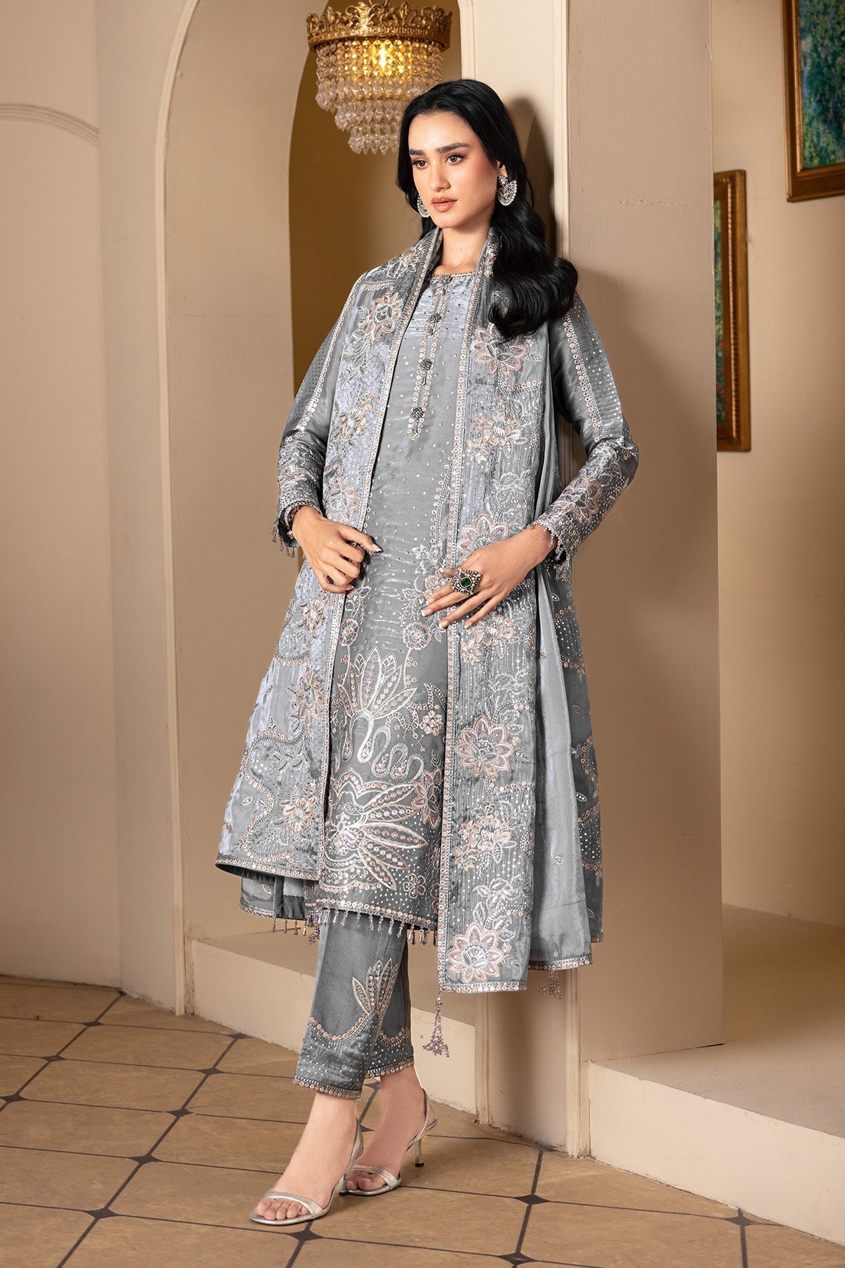 Alizeh | Aaina A Reflection of Elegance | AF-SS-2239-Kundan - House Of Hania