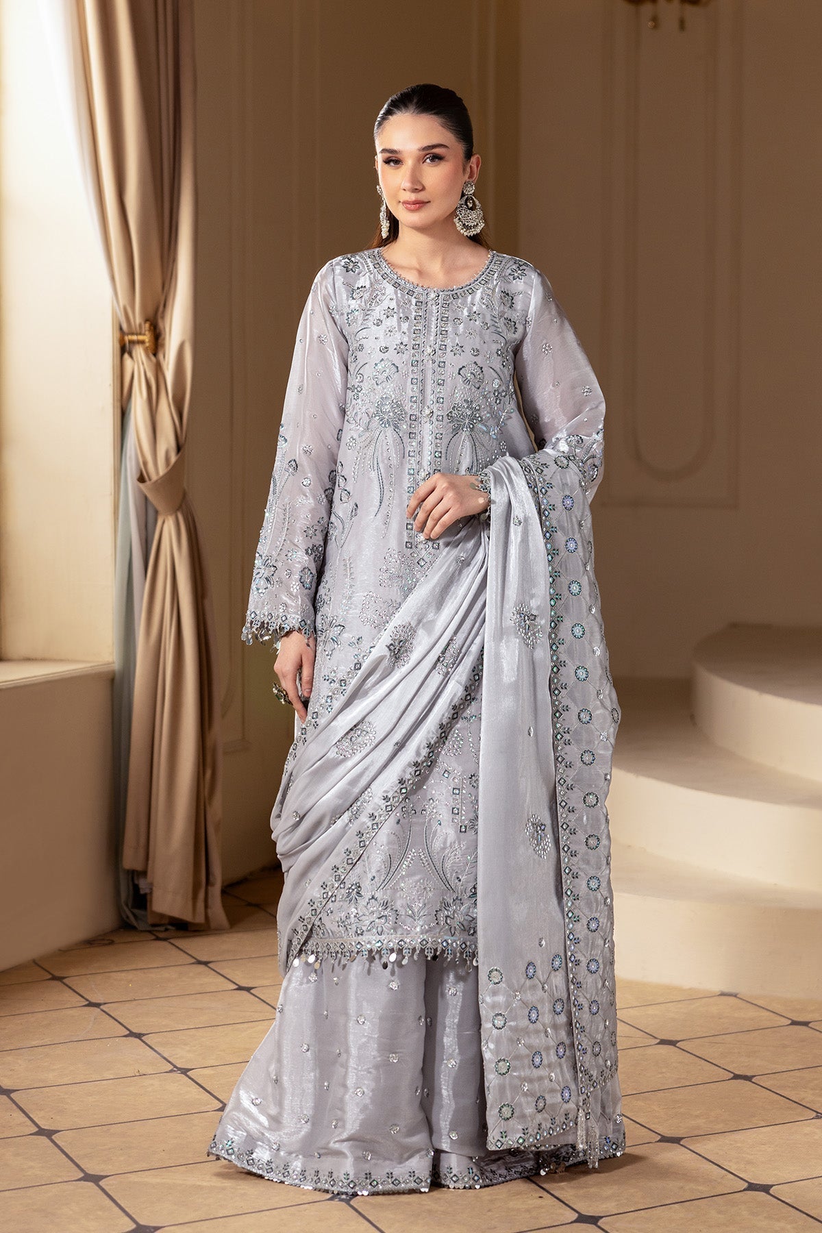 Alizeh | Aaina A Reflection of Elegance | AF-SS-2245-Safira - House Of Hania