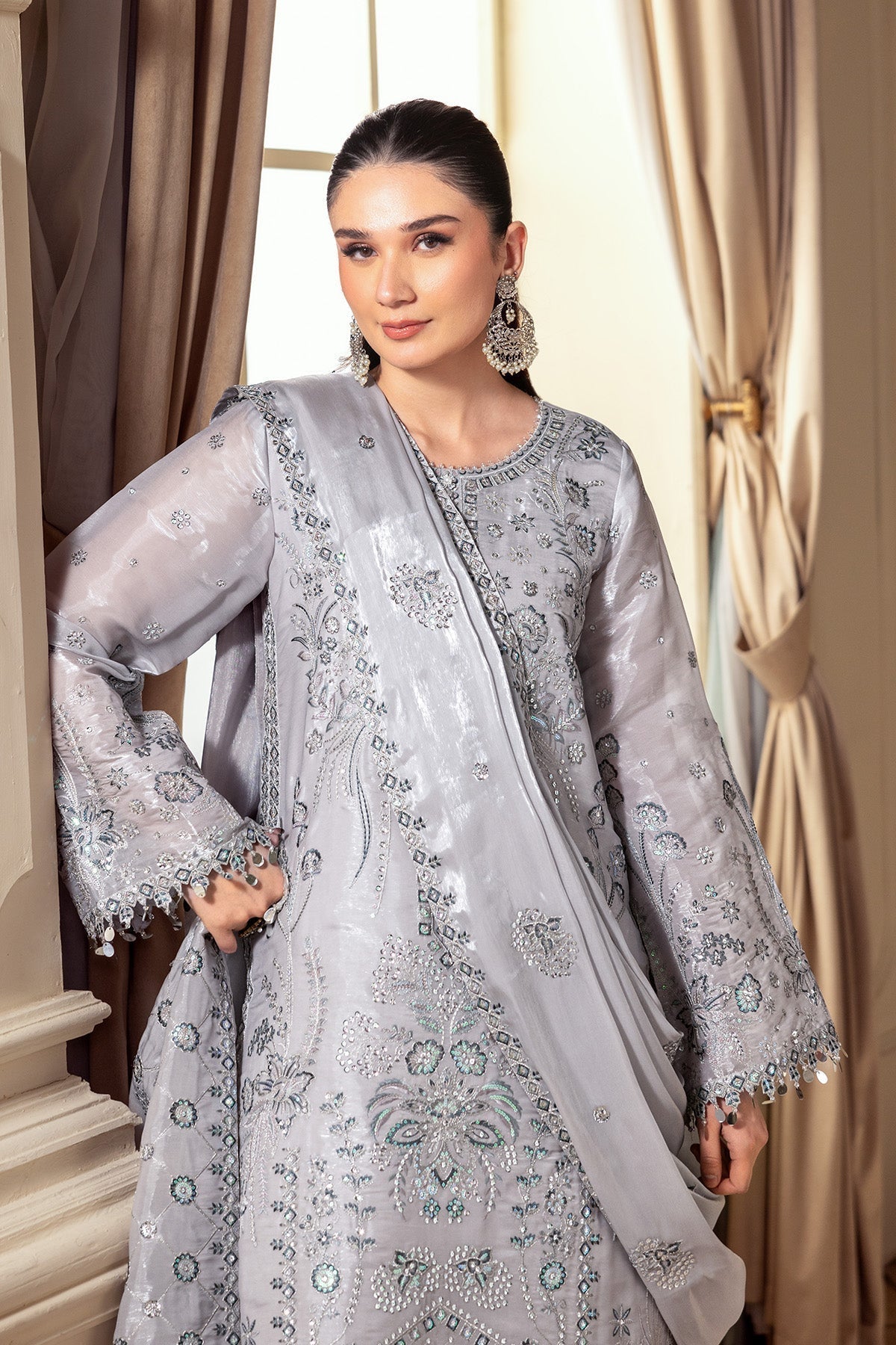 Alizeh | Aaina A Reflection of Elegance | AF-SS-2245-Safira - House Of Hania