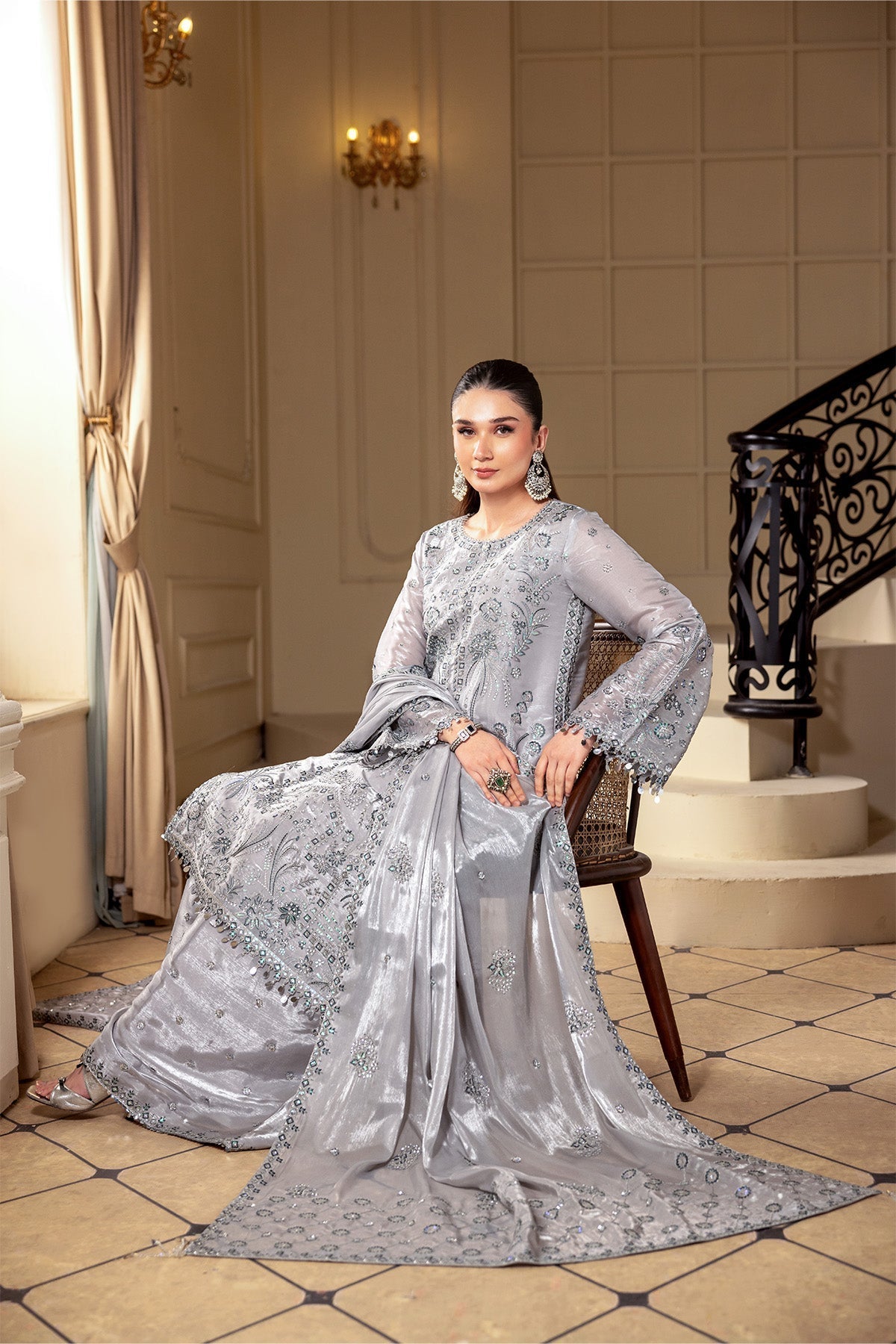 Alizeh | Aaina A Reflection of Elegance | AF-SS-2245-Safira - House Of Hania
