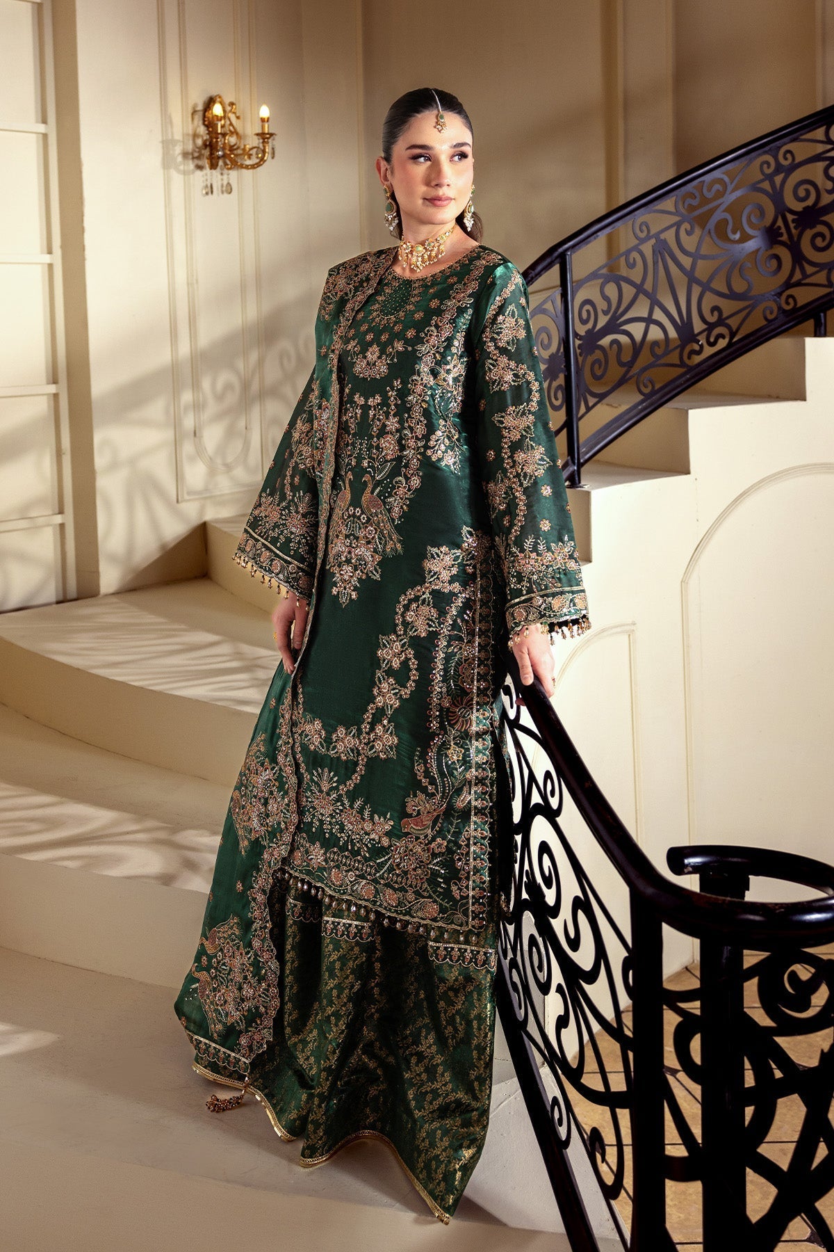 Alizeh | Aaina A Reflection of Elegance | AF-SS-2246-Gota - House Of Hania