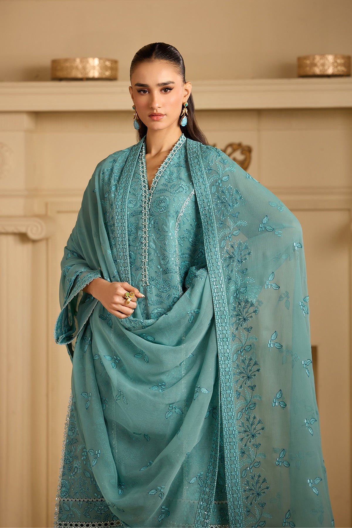 Alizeh | Alizeh Formals 26 | AF-CH-2249-Abrish - House Of Hania
