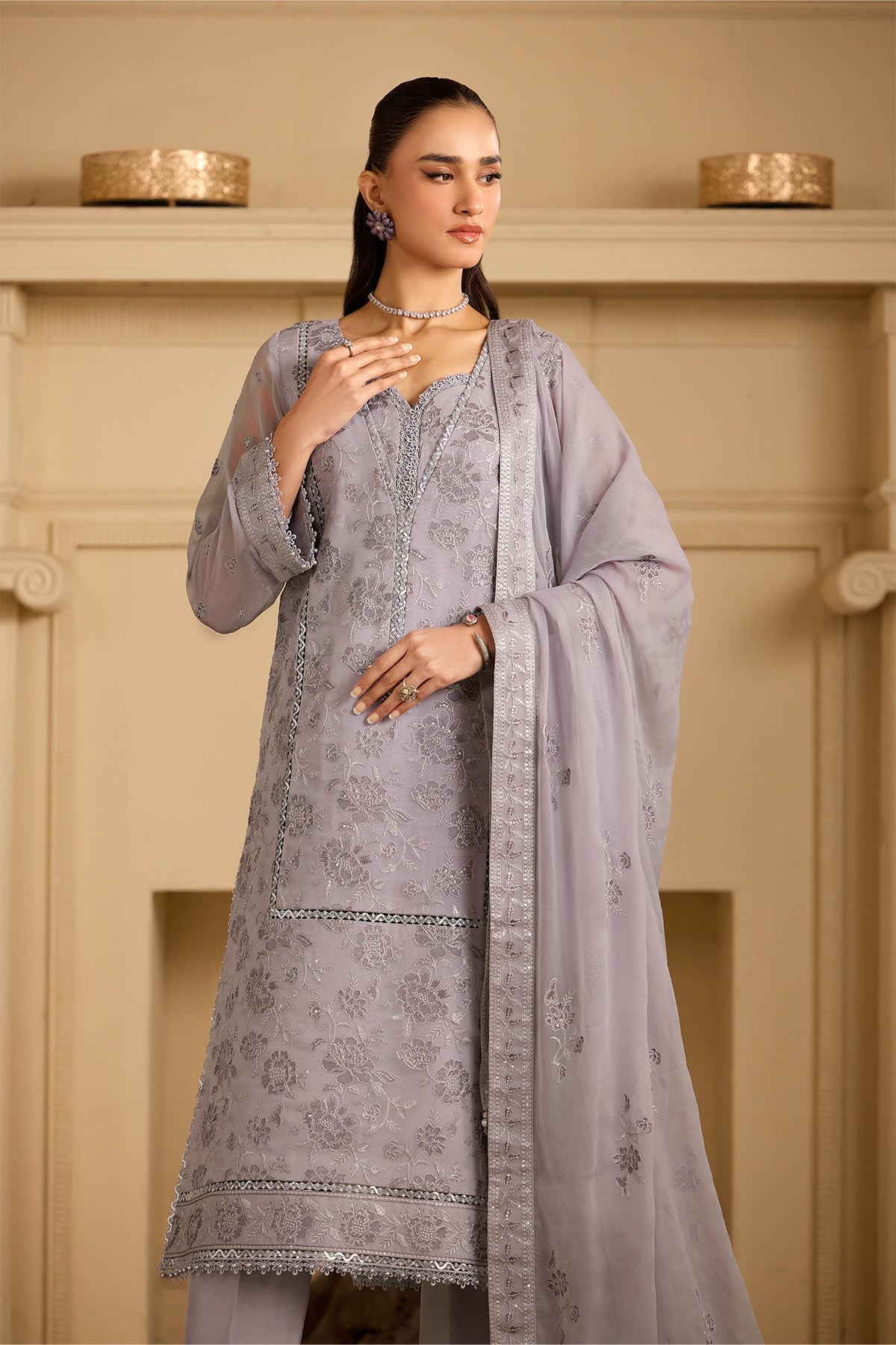 Alizeh | Alizeh Formals 26 | AF-CH-2253-Insha - House Of Hania