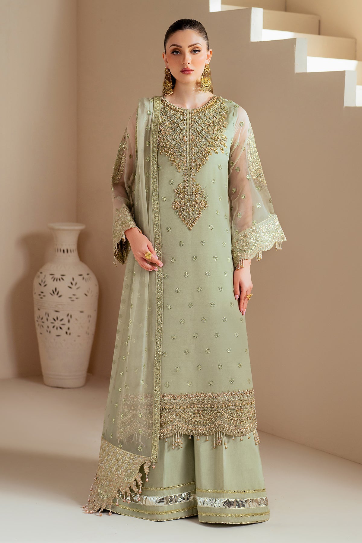 Alizeh | Aymal Chiffon | AF-BHM-4042-Alish - House Of Hania