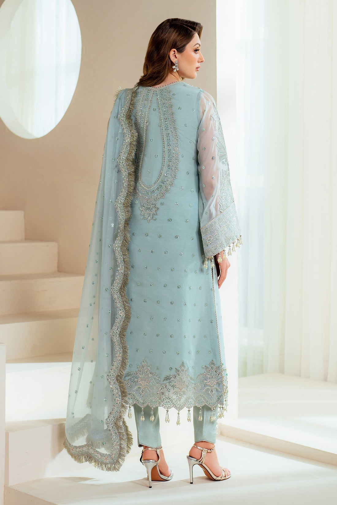 Alizeh | Aymal Chiffon | AF-BHM-4044-Orla - House Of Hania