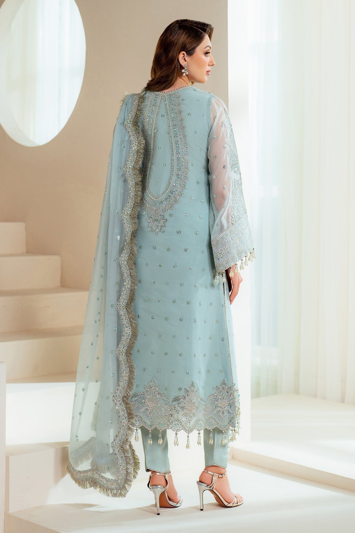 Alizeh | Aymal Chiffon | AF-BHM-4044-Orla - House Of Hania