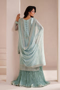 Alizeh | Aymal Handcrafted Luxury Formals | AF-BHM-4063-Azure - House Of Hania