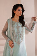 Alizeh | Aymal Handcrafted Luxury Formals | AF-BHM-4063-Azure - House Of Hania