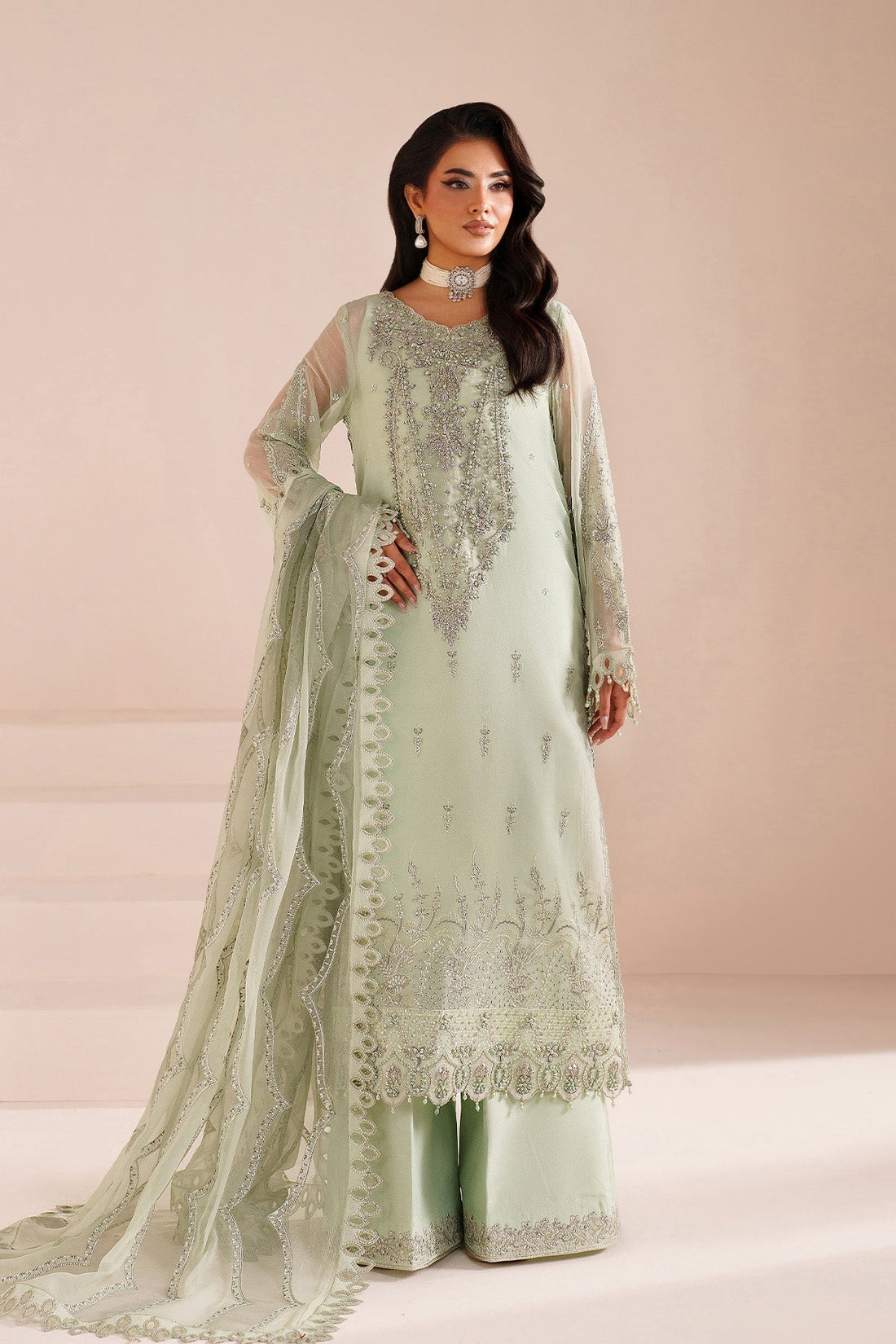 Alizeh | Aymal Handcrafted Luxury Formals | AF-BHM-4068-Zyah - House Of Hania