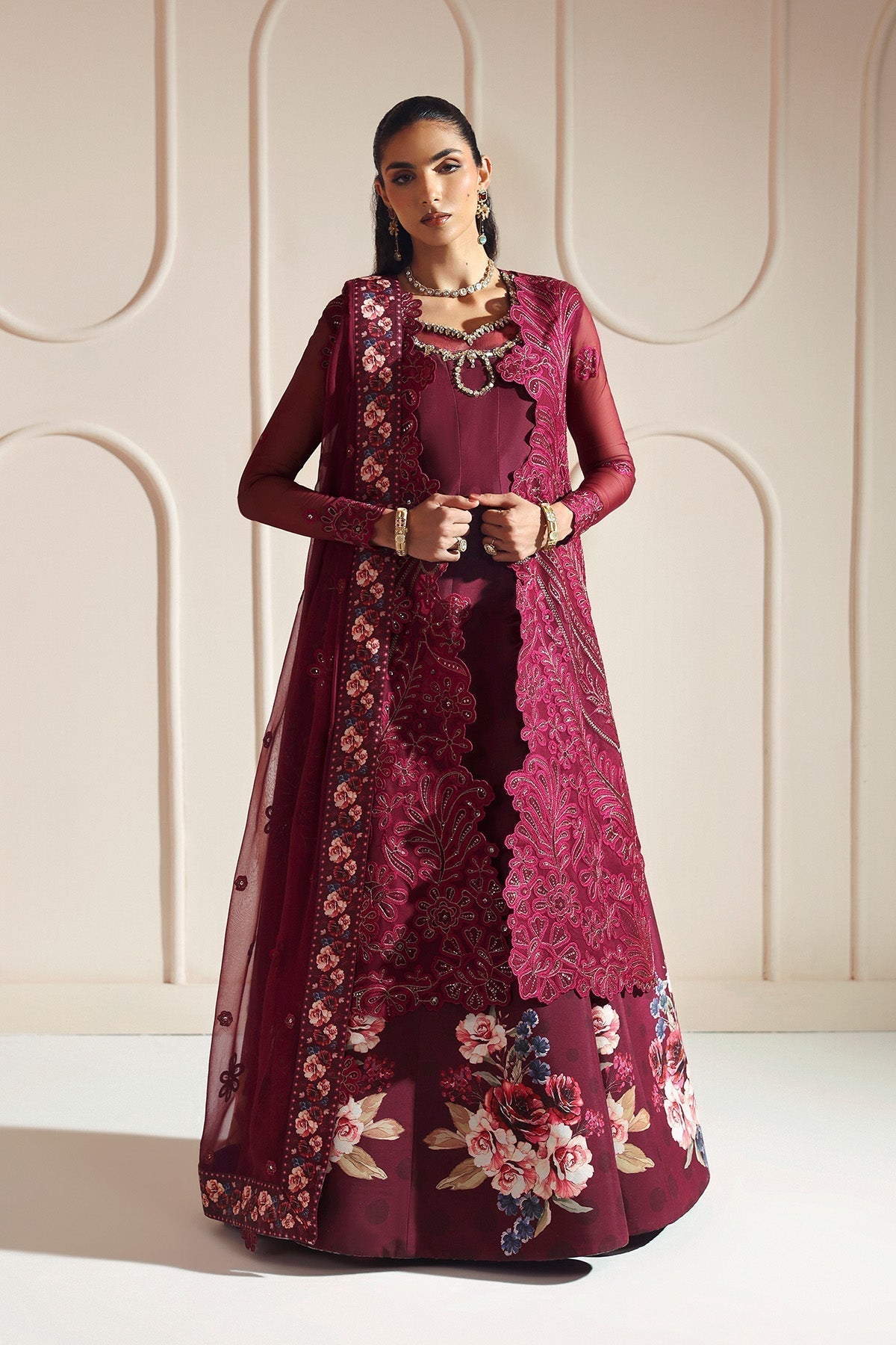 Alizeh | Aymal Luxury Bamber Chiffon | JUGNU - House Of Hania