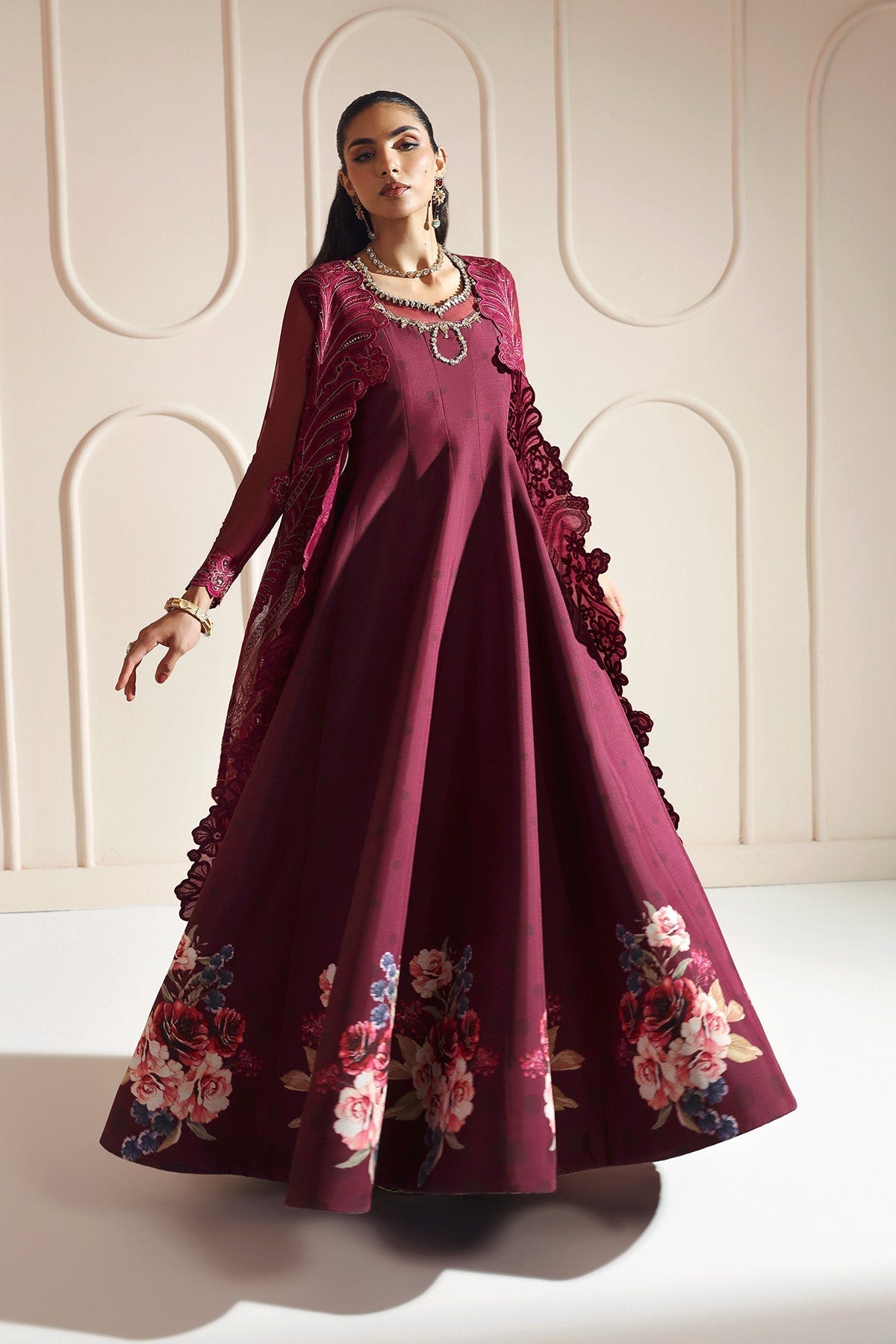 Alizeh | Aymal Luxury Bamber Chiffon | JUGNU - House Of Hania