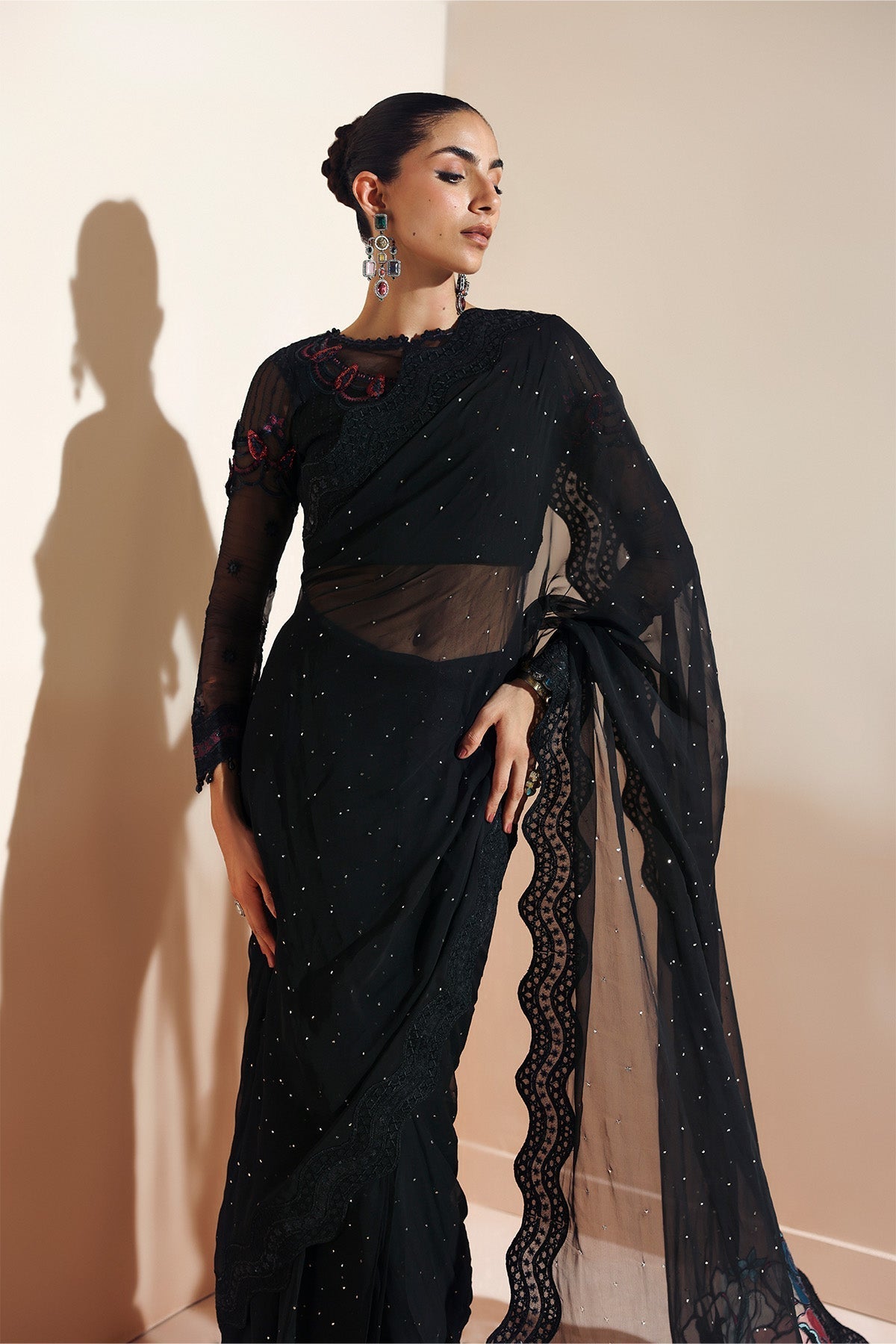 Alizeh | Aymal Luxury Bamber Chiffon | MEERAB - House Of Hania