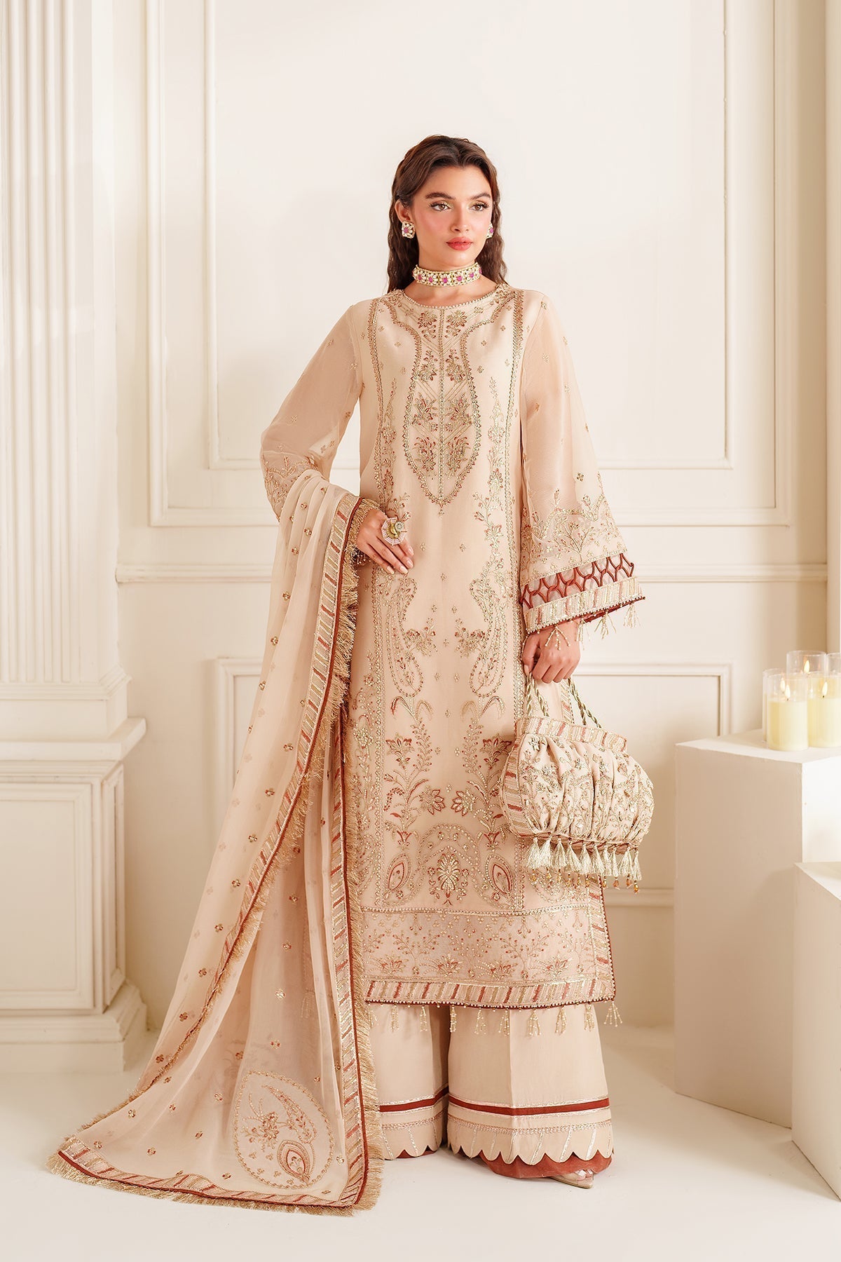 Alizeh | Dua Formals 24 | AF-DUA-3028-Emel - House Of Hania