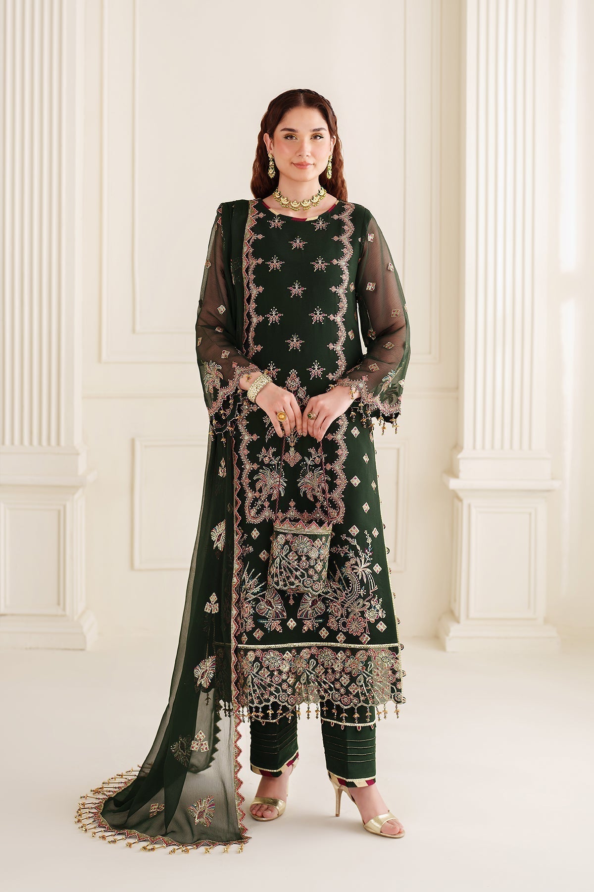 Alizeh | Dua Formals 24 | AF-DUA-3029-Hoor - House Of Hania