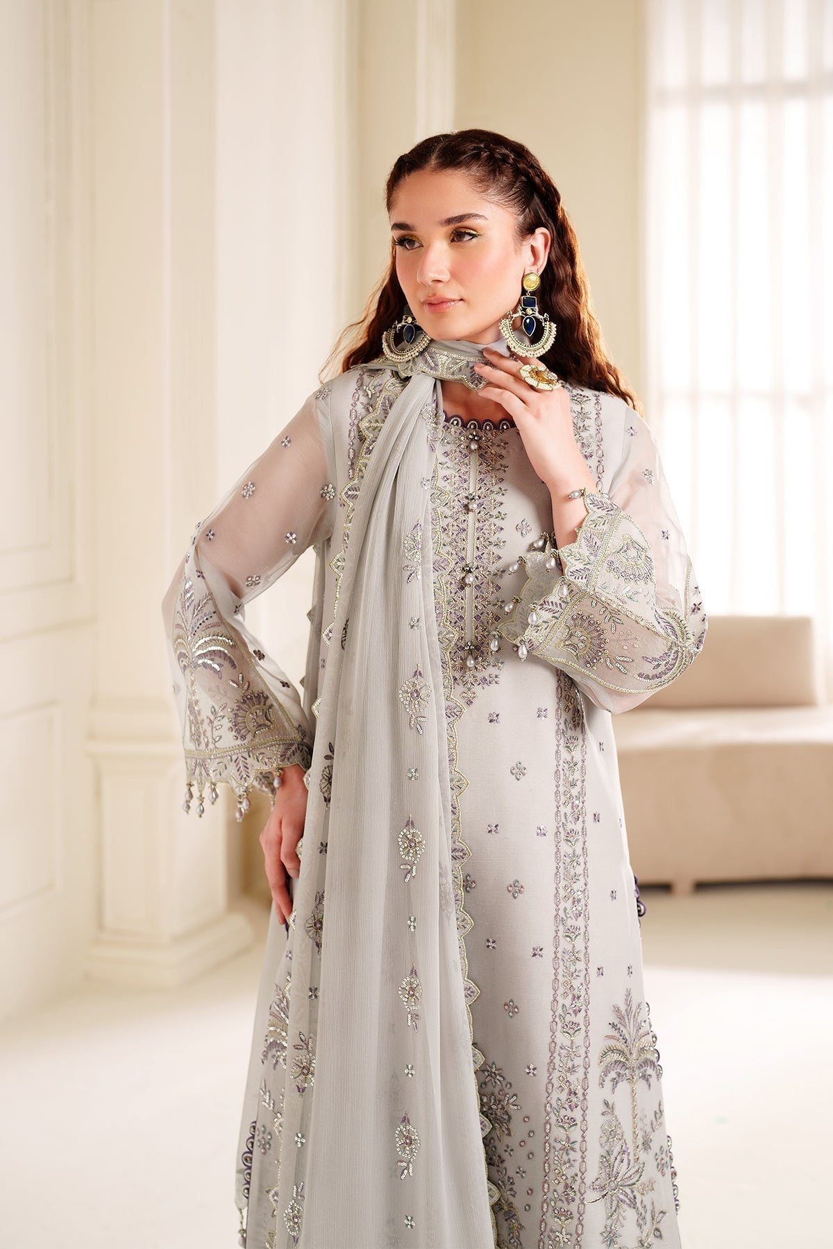 Alizeh | Dua Formals 24 | AF-DUA-3030-Payal - House Of Hania