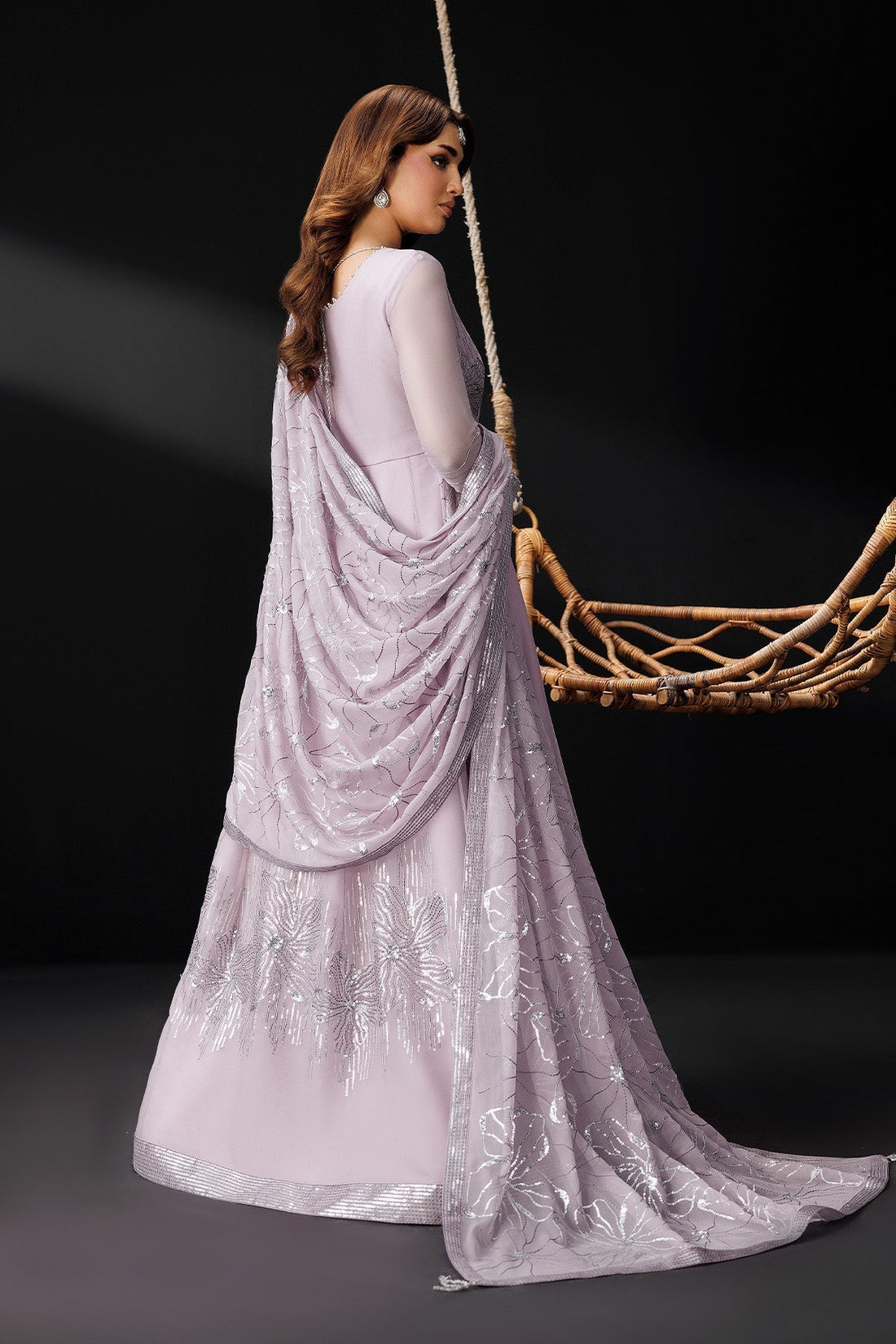 Alizeh | Dua Formals 26 | AF-DUA-3033-Stardust - House Of Hania