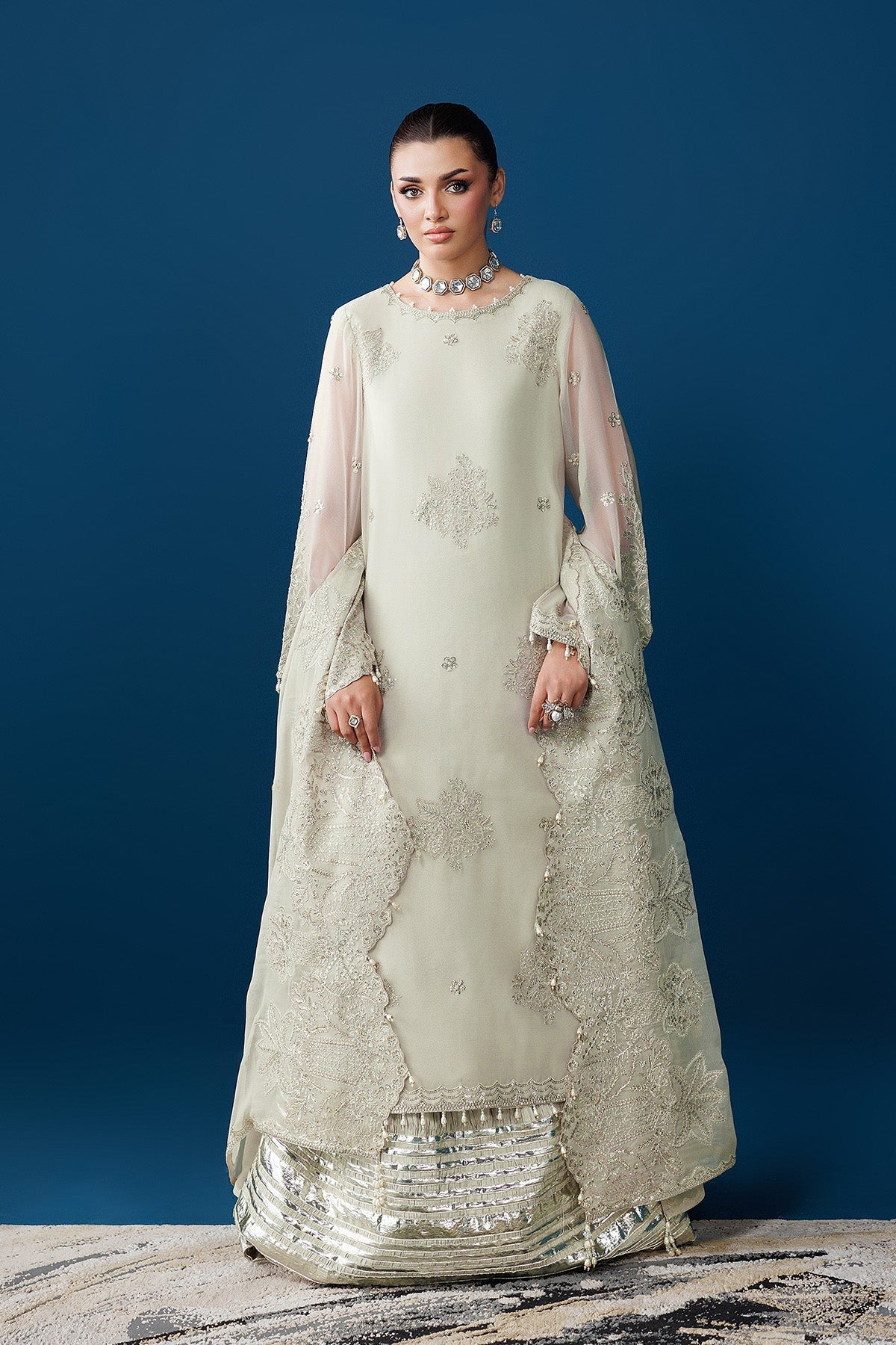 Alizeh | Dua Formals 26 | AF-DUA-3036-Dew Drop - House Of Hania