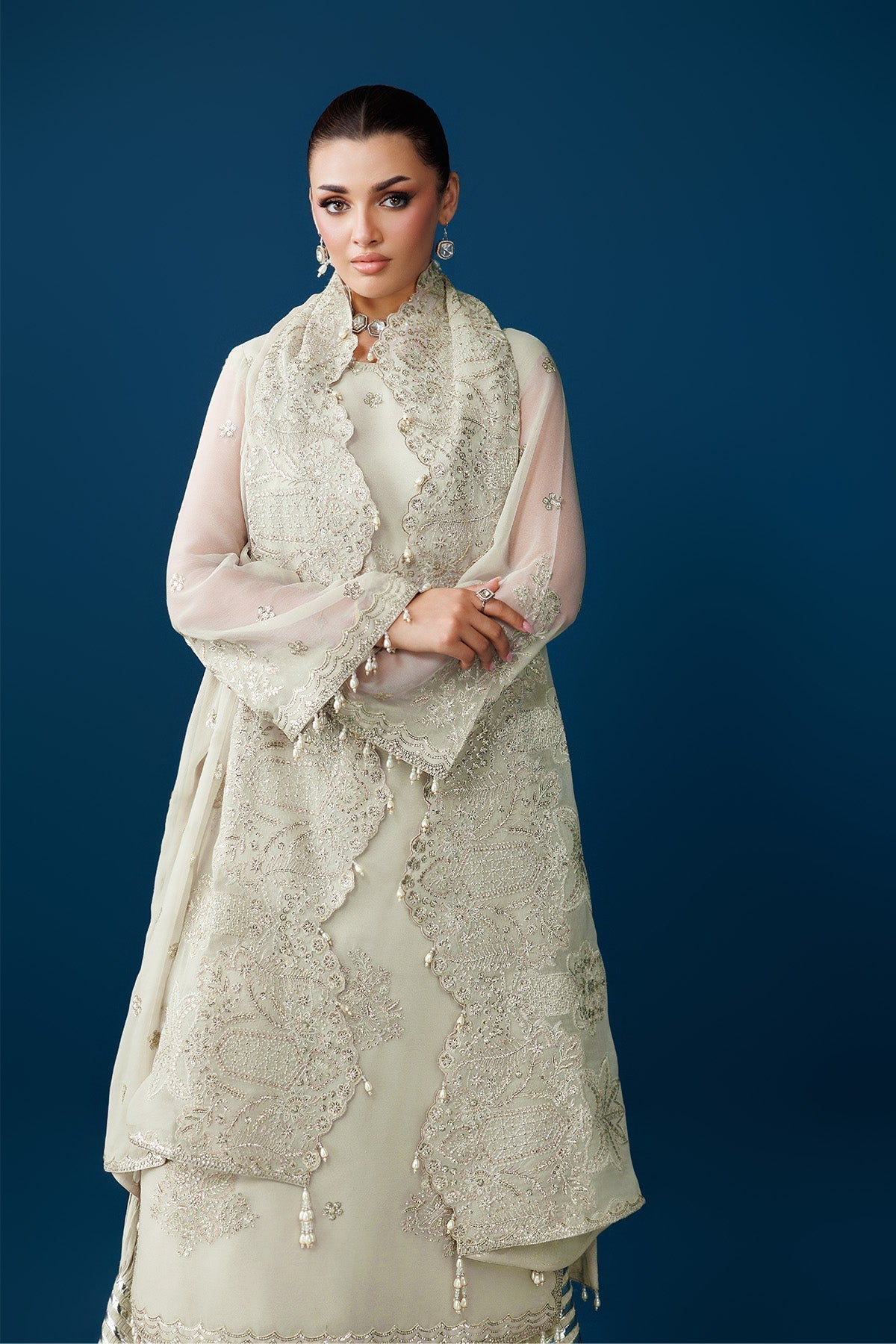 Alizeh | Dua Formals 26 | AF-DUA-3036-Dew Drop - House Of Hania
