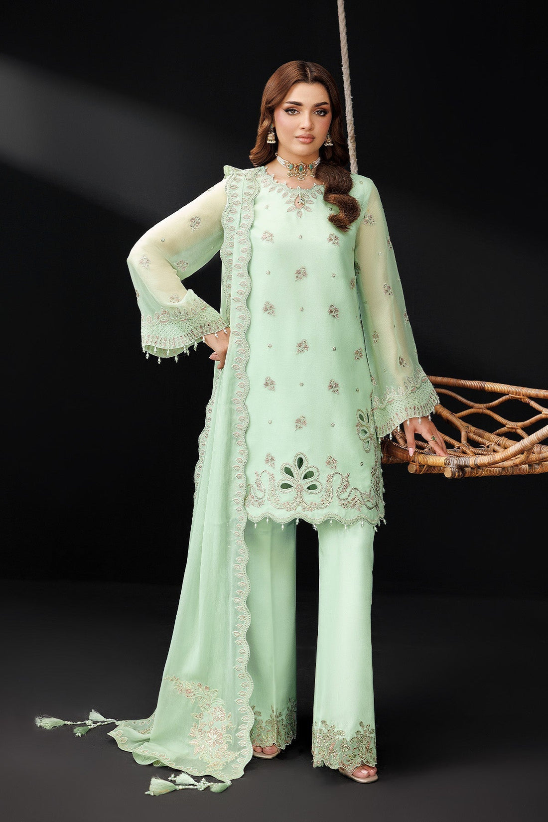 Alizeh | Dua Formals 26 | AF-DUA-3038-Opaline - House Of Hania