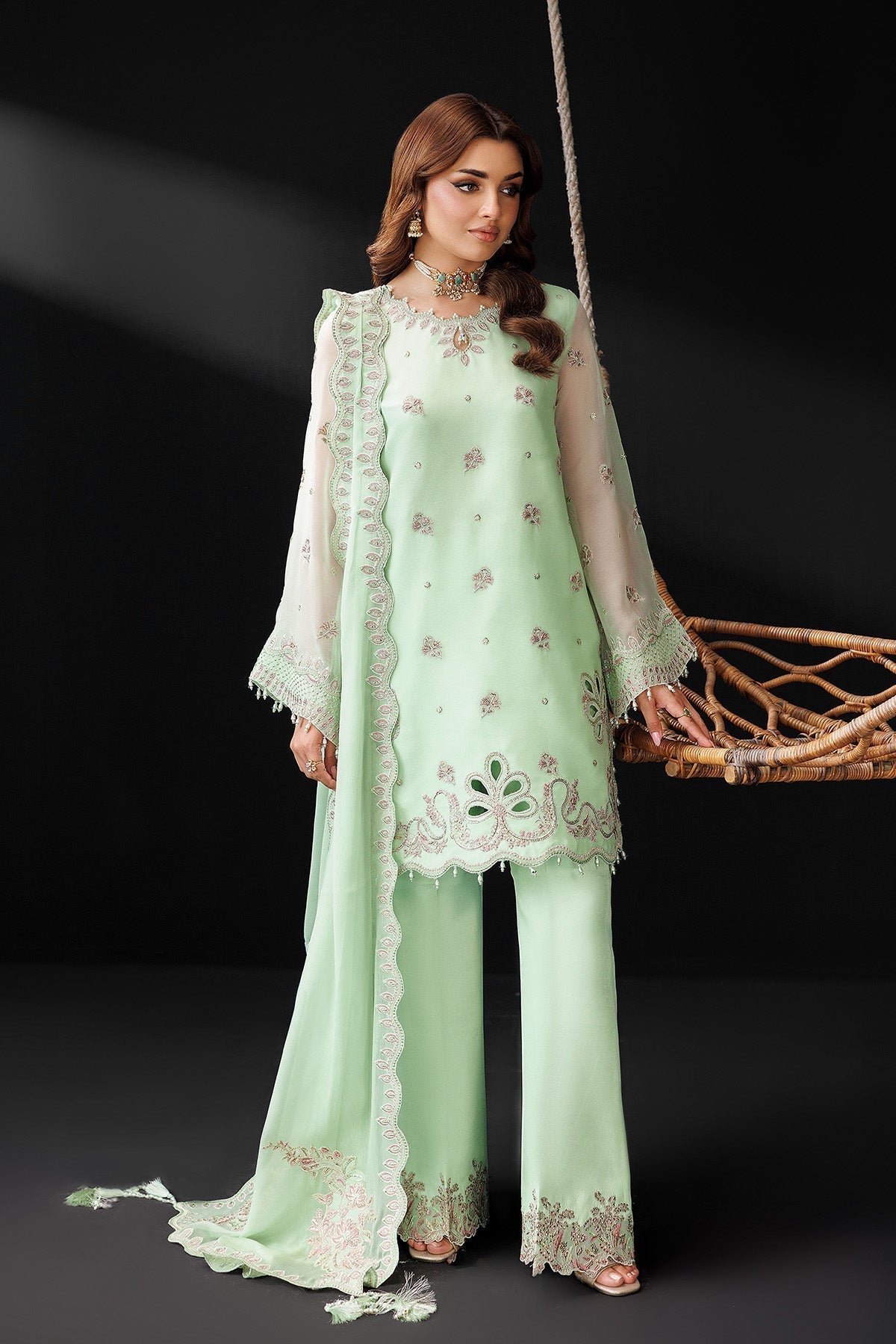 Alizeh | Dua Formals 26 | AF-DUA-3038-Opaline - House Of Hania