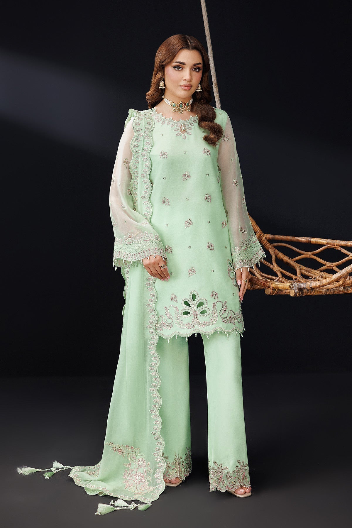 Alizeh | Dua Formals 26 | AF-DUA-3038-Opaline - House Of Hania