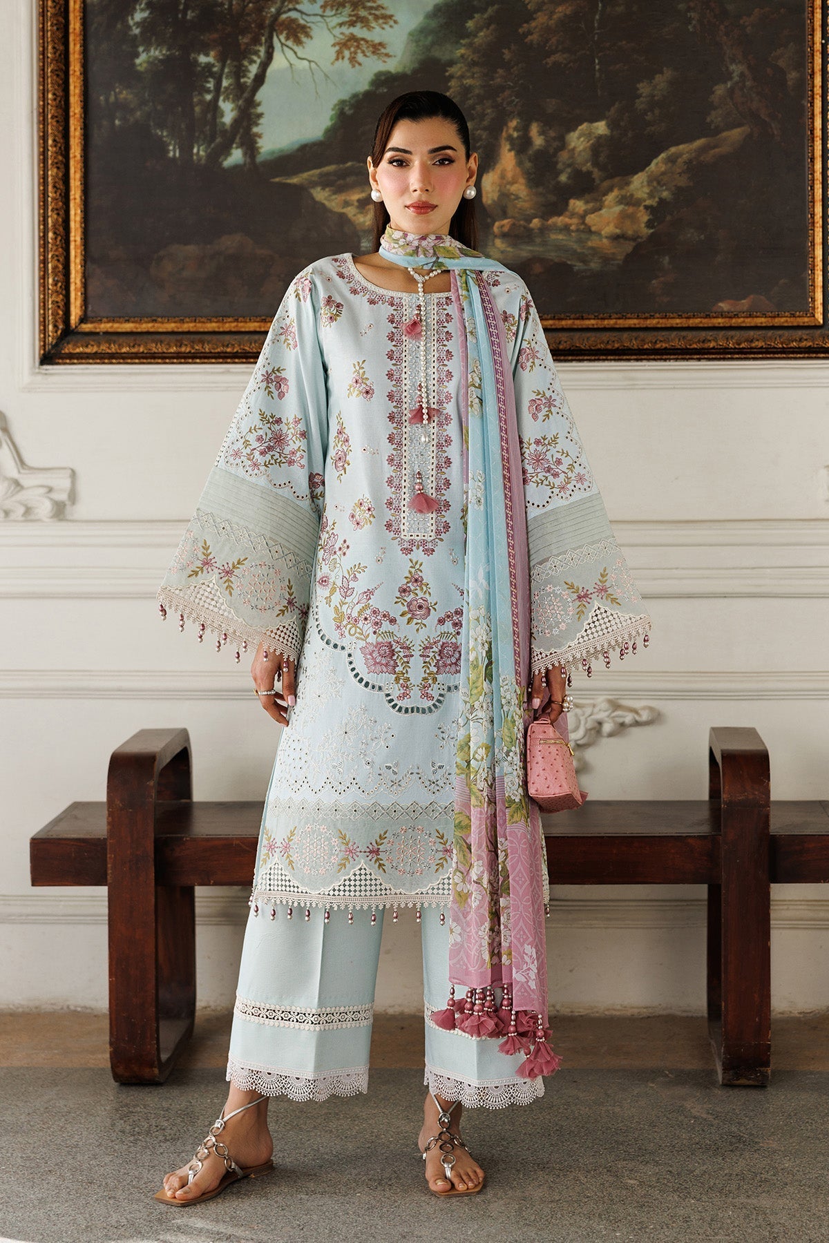 Alizeh | Eid Festive Lawn | AF-EL-7050-Sabrina - House Of Hania