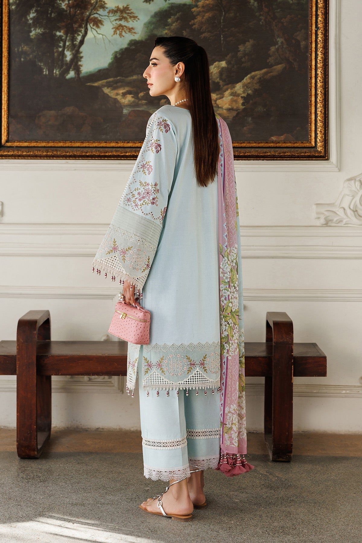 Alizeh | Eid Festive Lawn | AF-EL-7050-Sabrina - House Of Hania