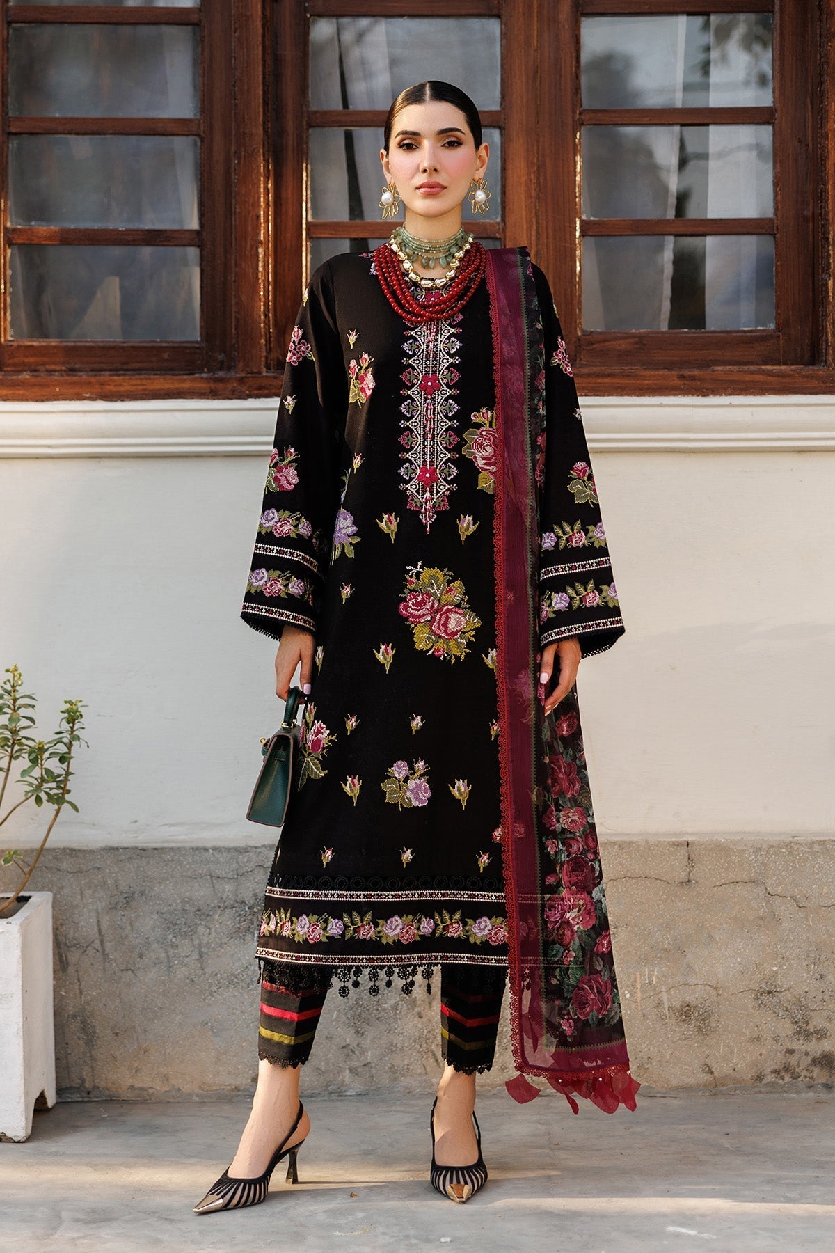 Alizeh | Eid Festive Lawn | AF-EL-7051-Vogue - House Of Hania