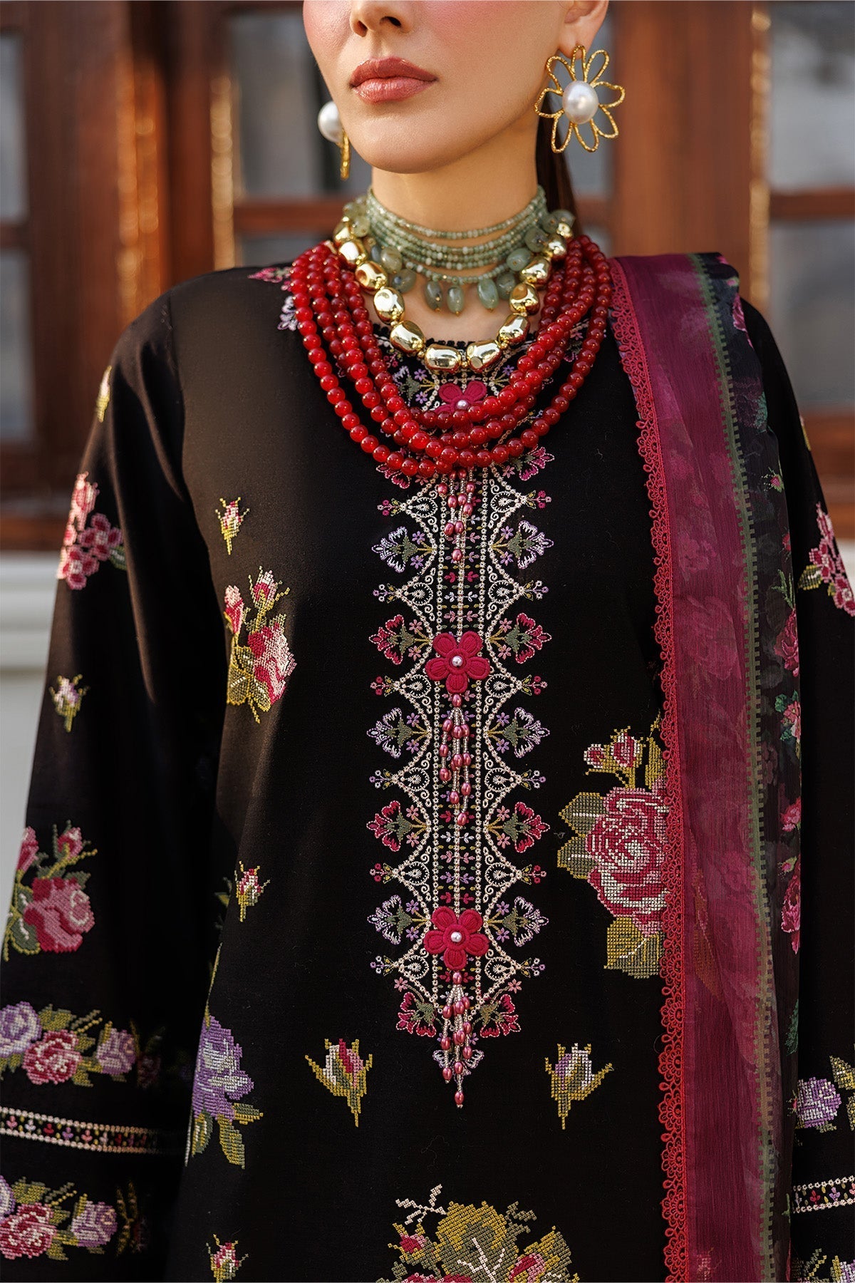 Alizeh | Eid Festive Lawn | AF-EL-7051-Vogue - House Of Hania