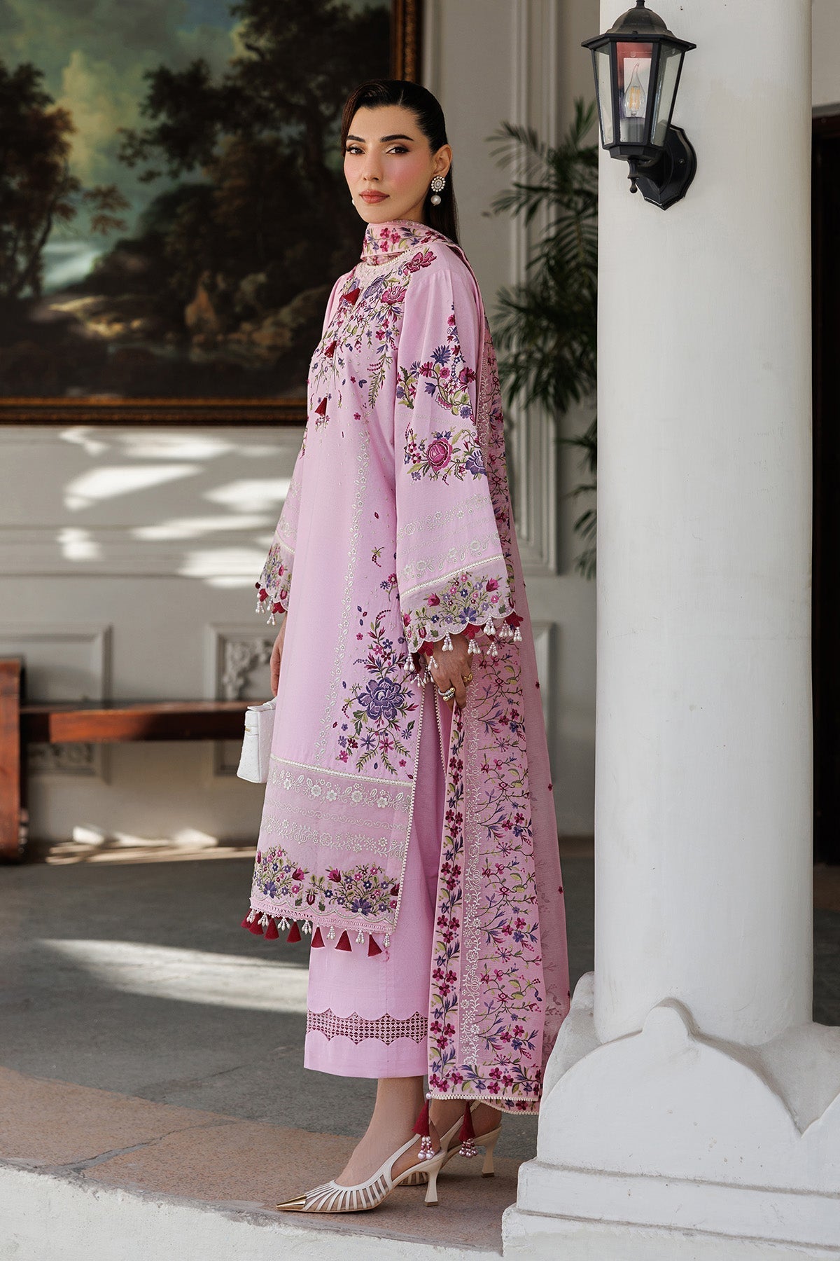 Alizeh | Eid Festive Lawn | AF-EL-7052-Truba - House Of Hania