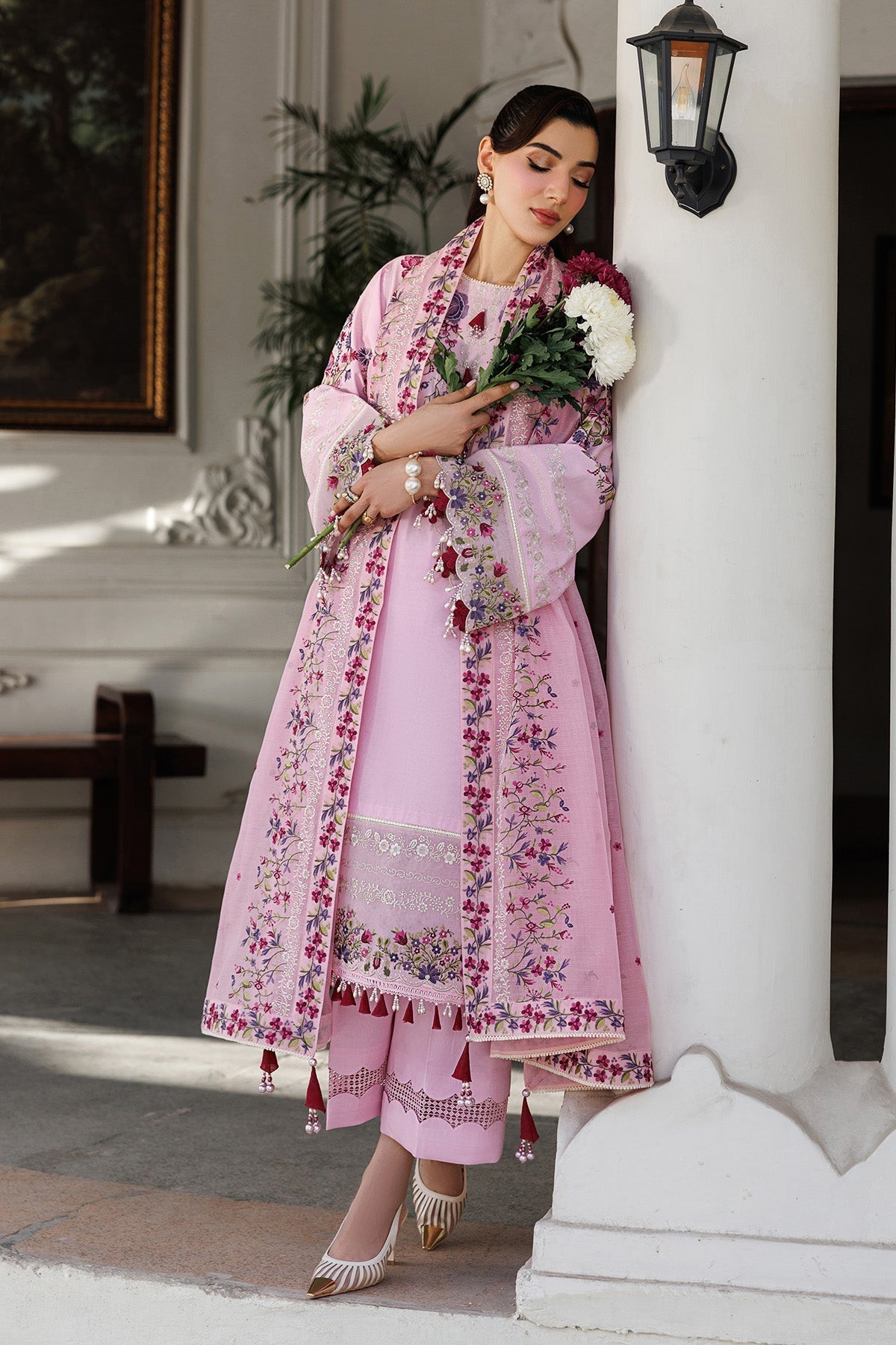 Alizeh | Eid Festive Lawn | AF-EL-7052-Truba - House Of Hania