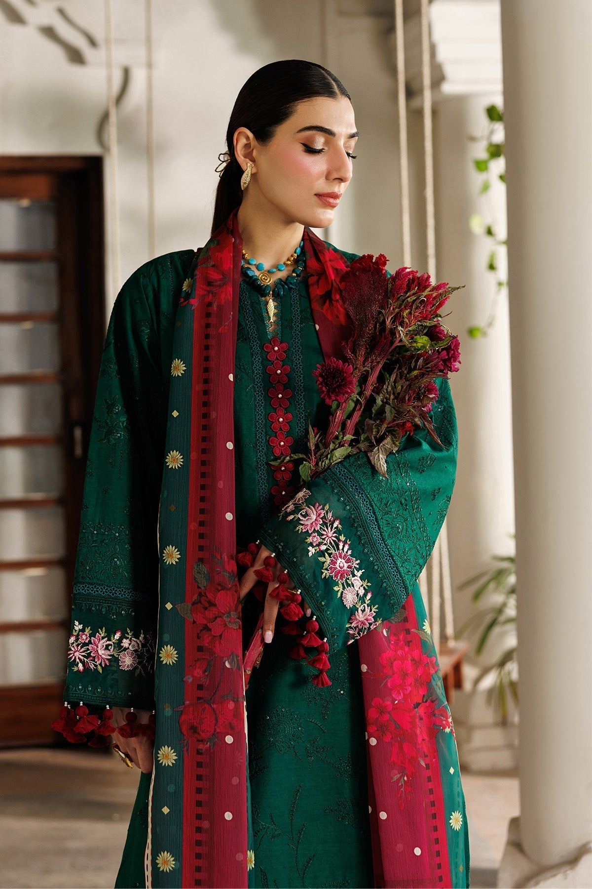 Alizeh | Eid Festive Lawn | AF-EL-7053-Evlyn - House Of Hania