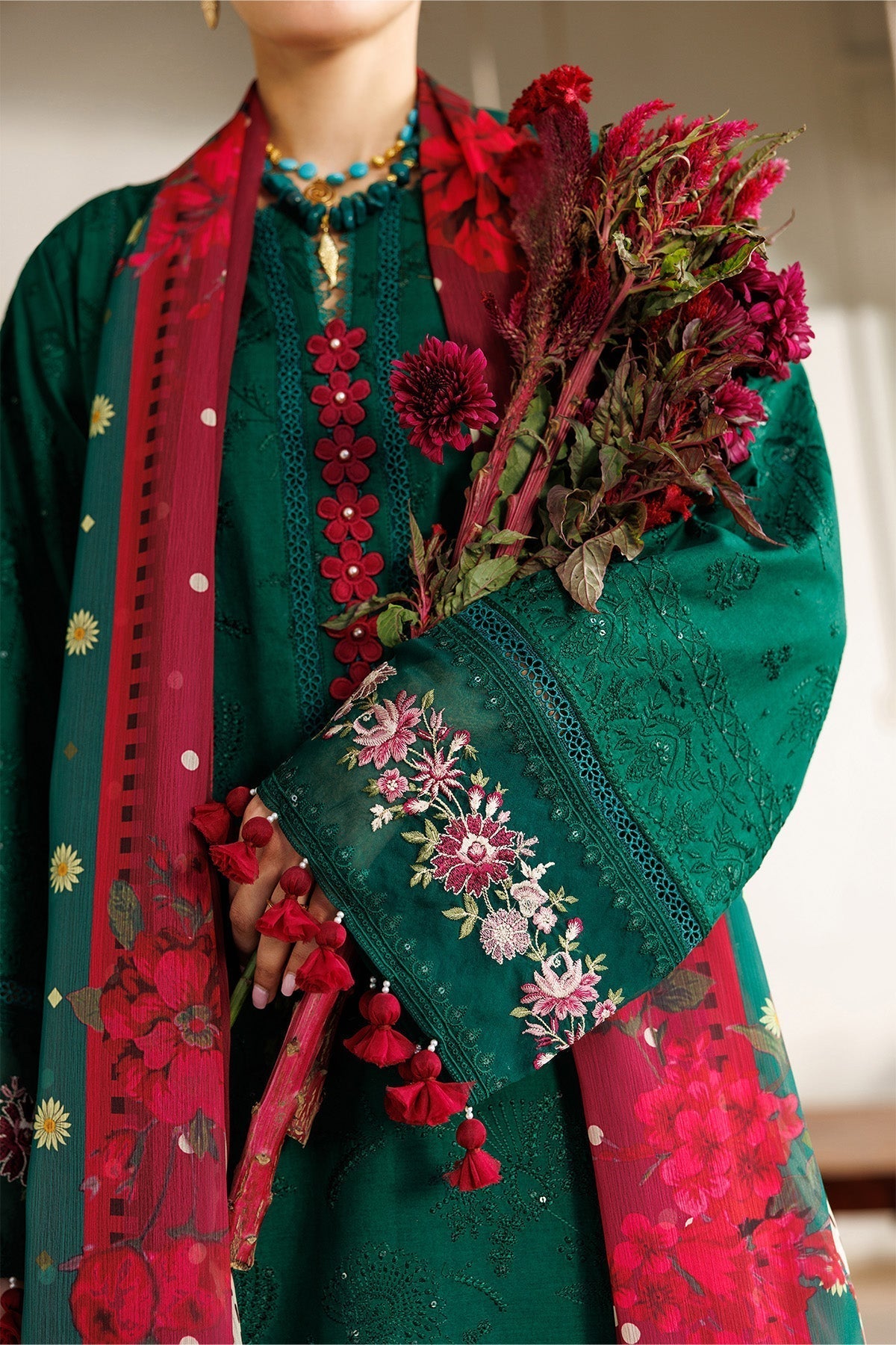 Alizeh | Eid Festive Lawn | AF-EL-7053-Evlyn - House Of Hania