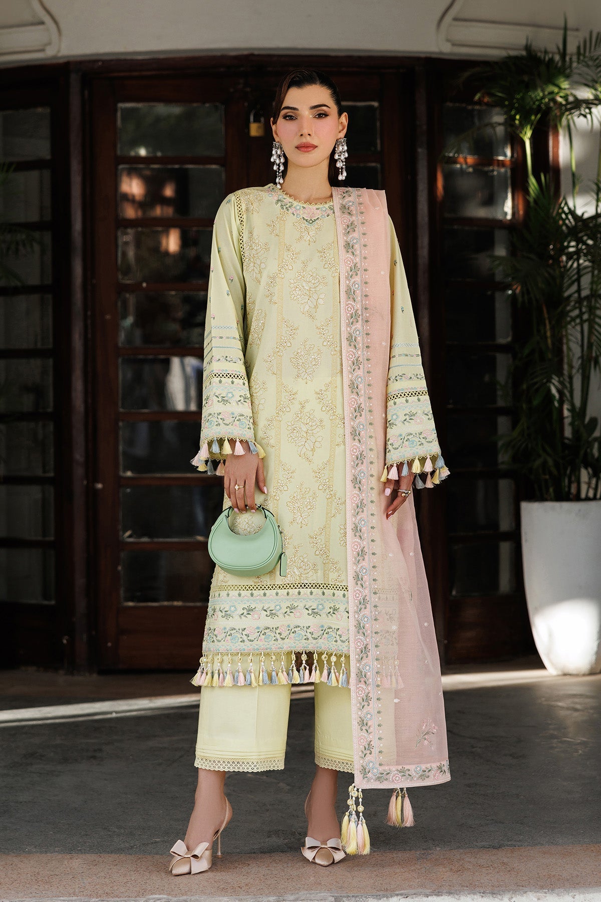 Alizeh | Eid Festive Lawn | AF-EL-7054-Faha - House Of Hania