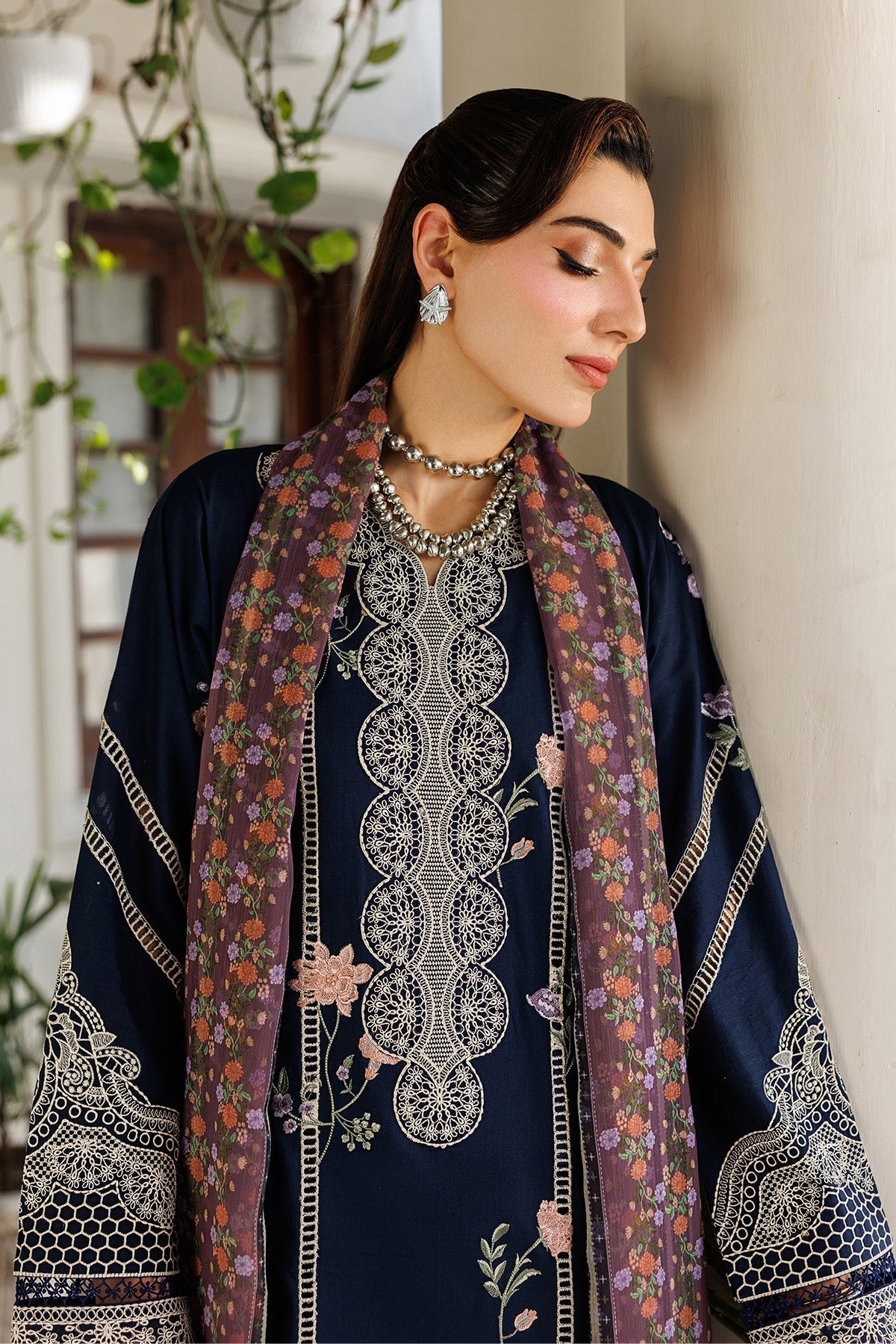 Alizeh | Eid Festive Lawn | AF-EL-7055-Carol - House Of Hania