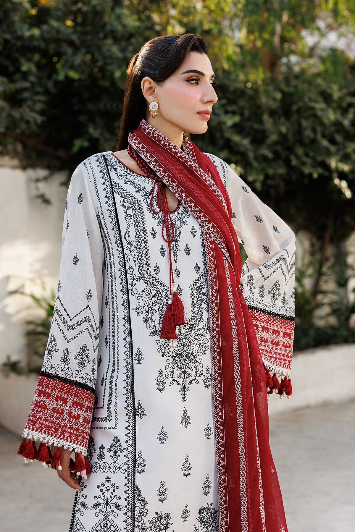 Alizeh | Eid Festive Lawn | AF-EL-7056-Kelly - House Of Hania