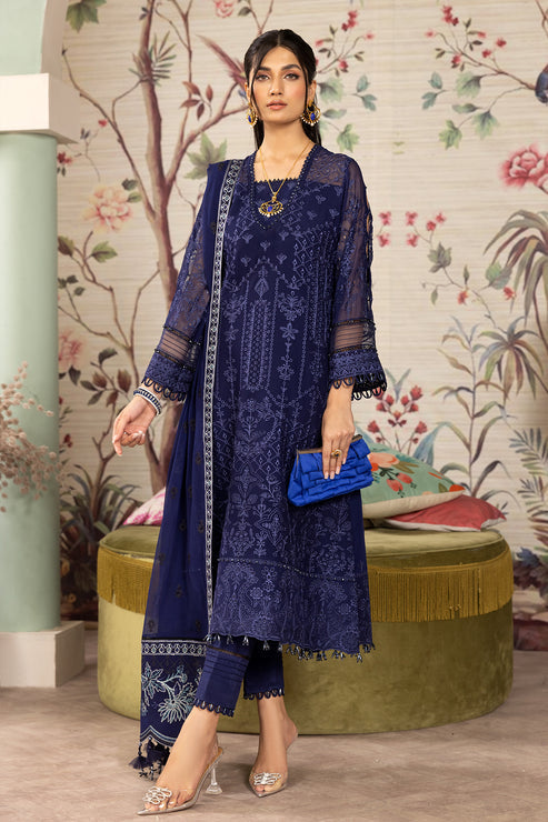 Alizeh | Embroidered Chiffon | Sibel-04 - House Of Hania