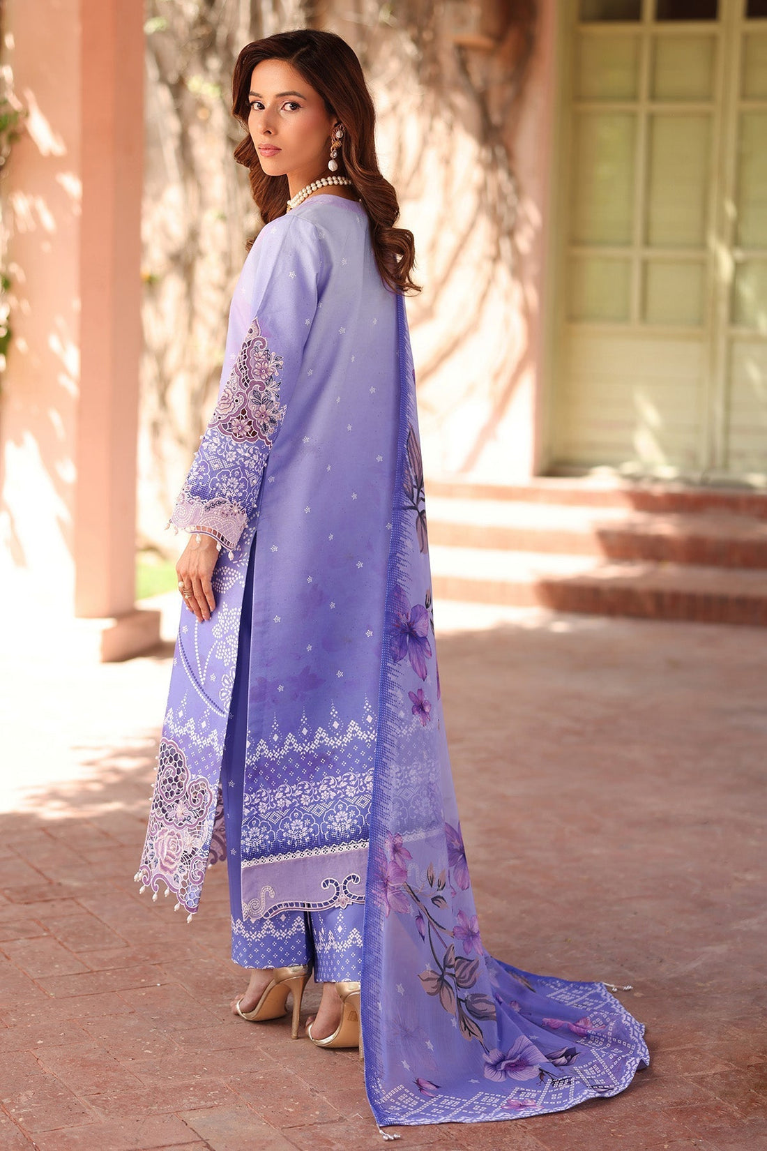 Alizeh | Embroidered Printed Festive Edit 25 | AF-EPL-7032-RHEA - House Of Hania